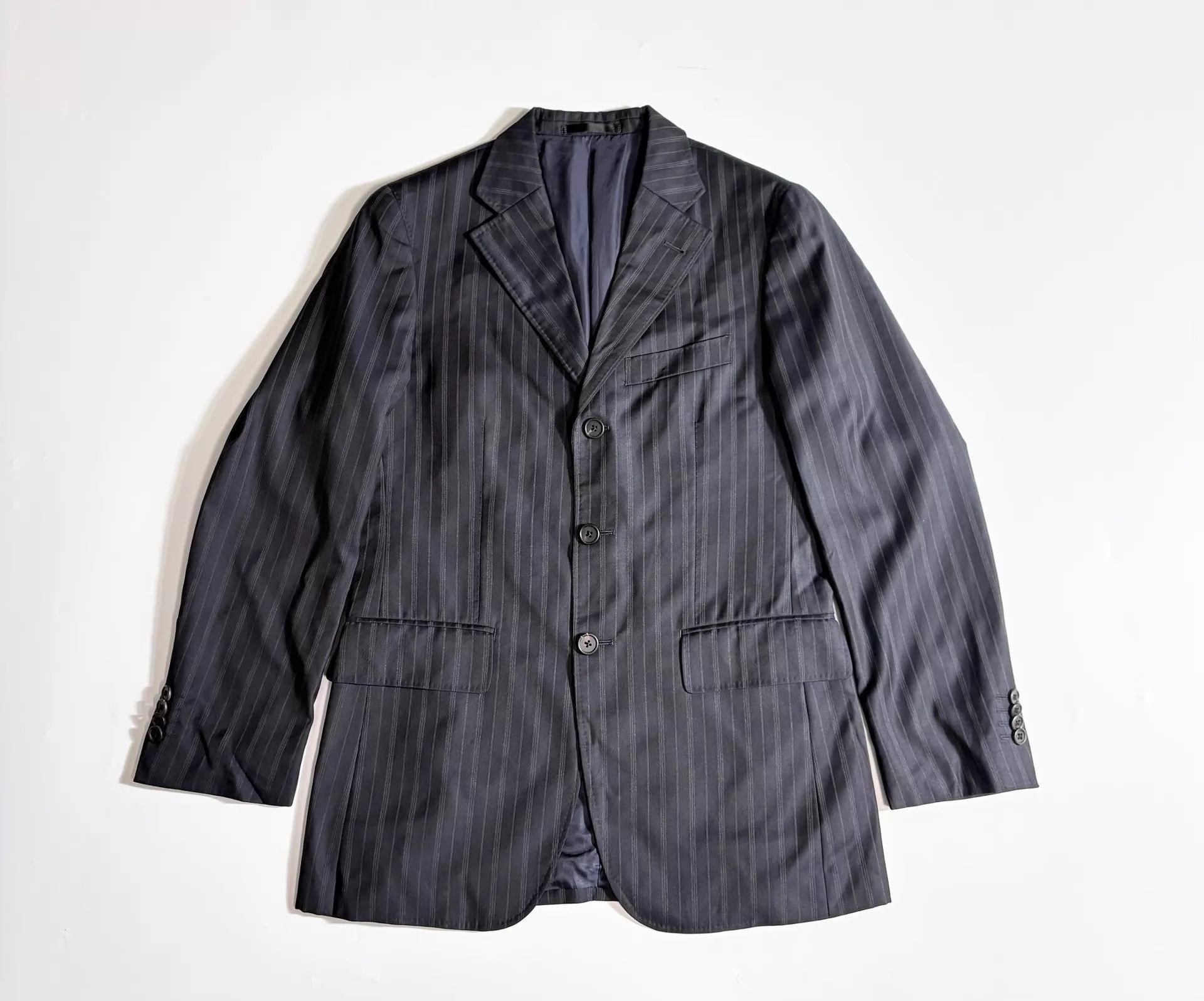 Paul Smith Paul Smith Striped Wool Suit M Size US M / EU 48-50 / 2 - 1 Thumbnail