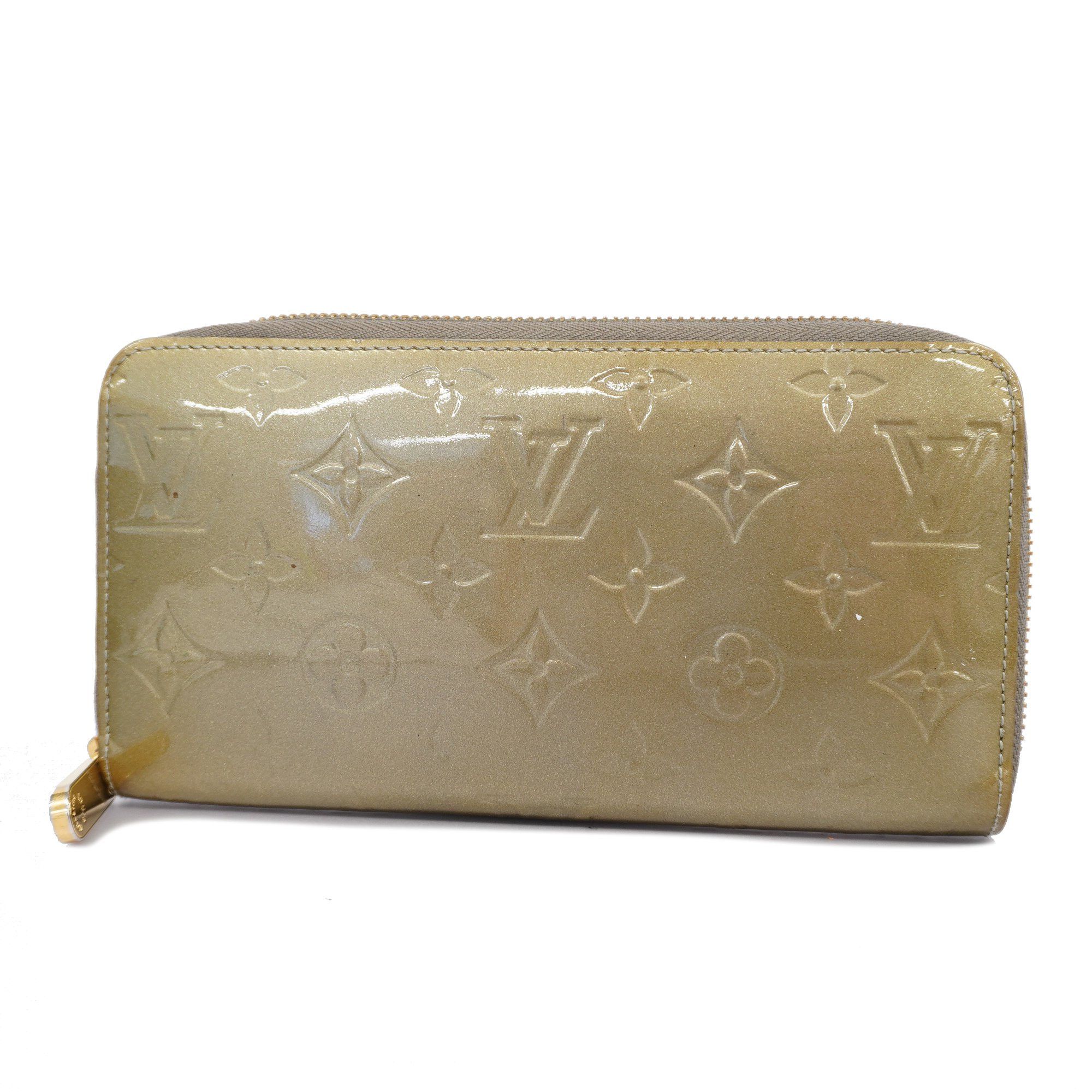 LOUIS VUITTON Curieuse Monogram Empreinte Leather Wallet Bronze