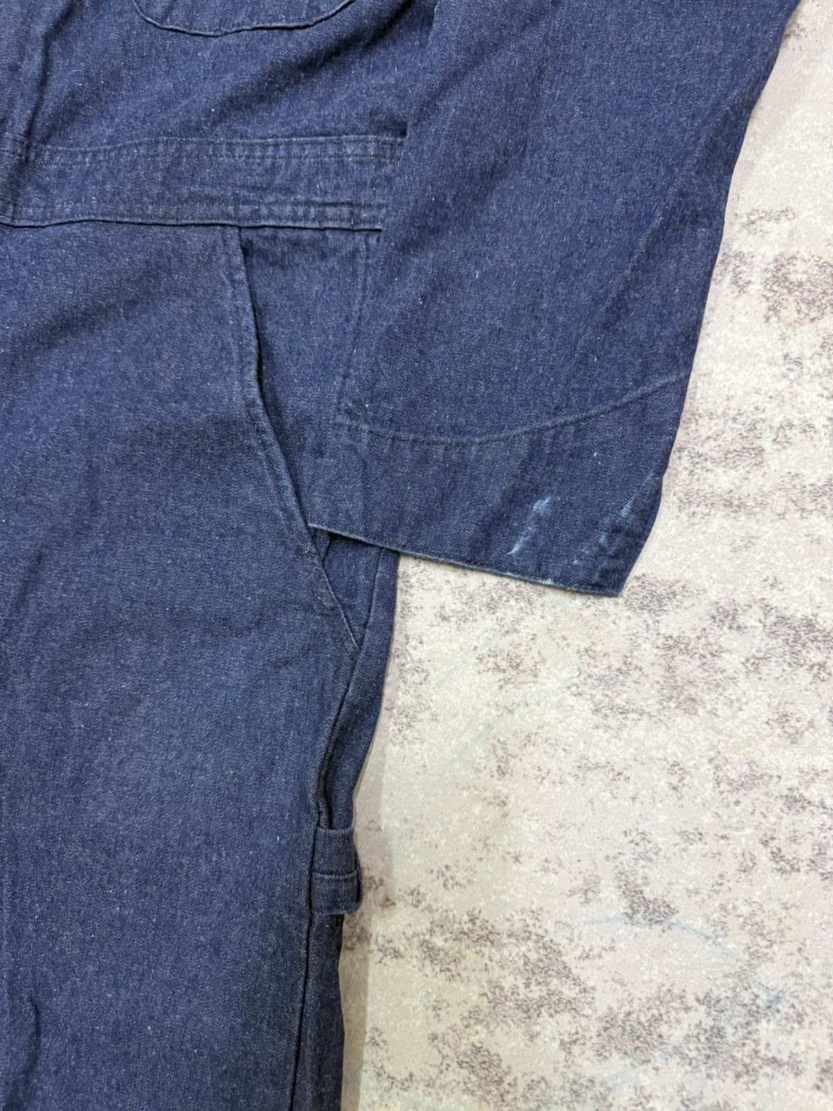 Vintage Unbranded Carpenter Denim Overall Size US 36 / EU 52 - 5 Thumbnail