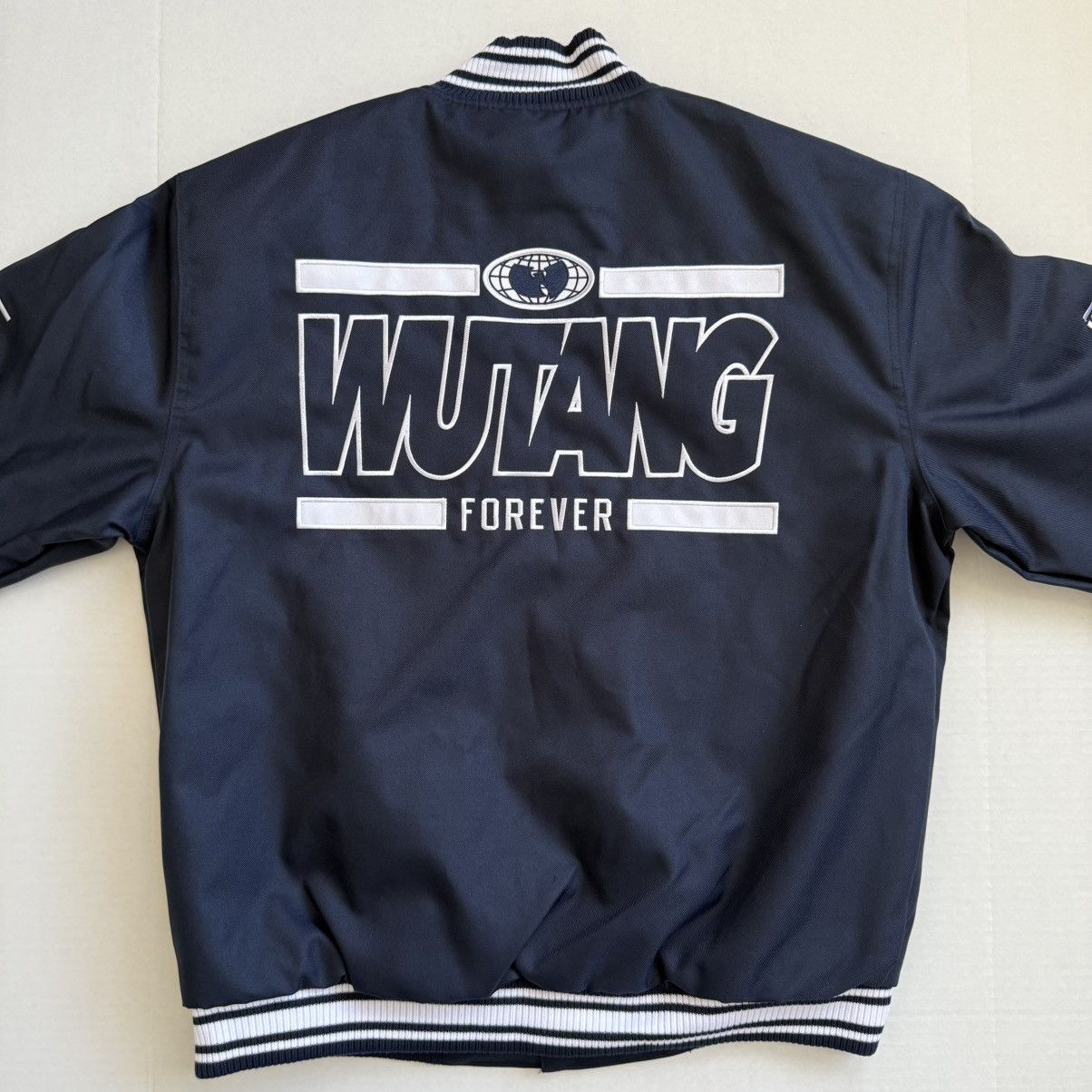 Wu-Tang Clan 🔴Wu-Tang Jacket Size Large All City Bomber Navy Blue Wu-Wear Size US L / EU 52-54 / 3 - 13 Thumbnail