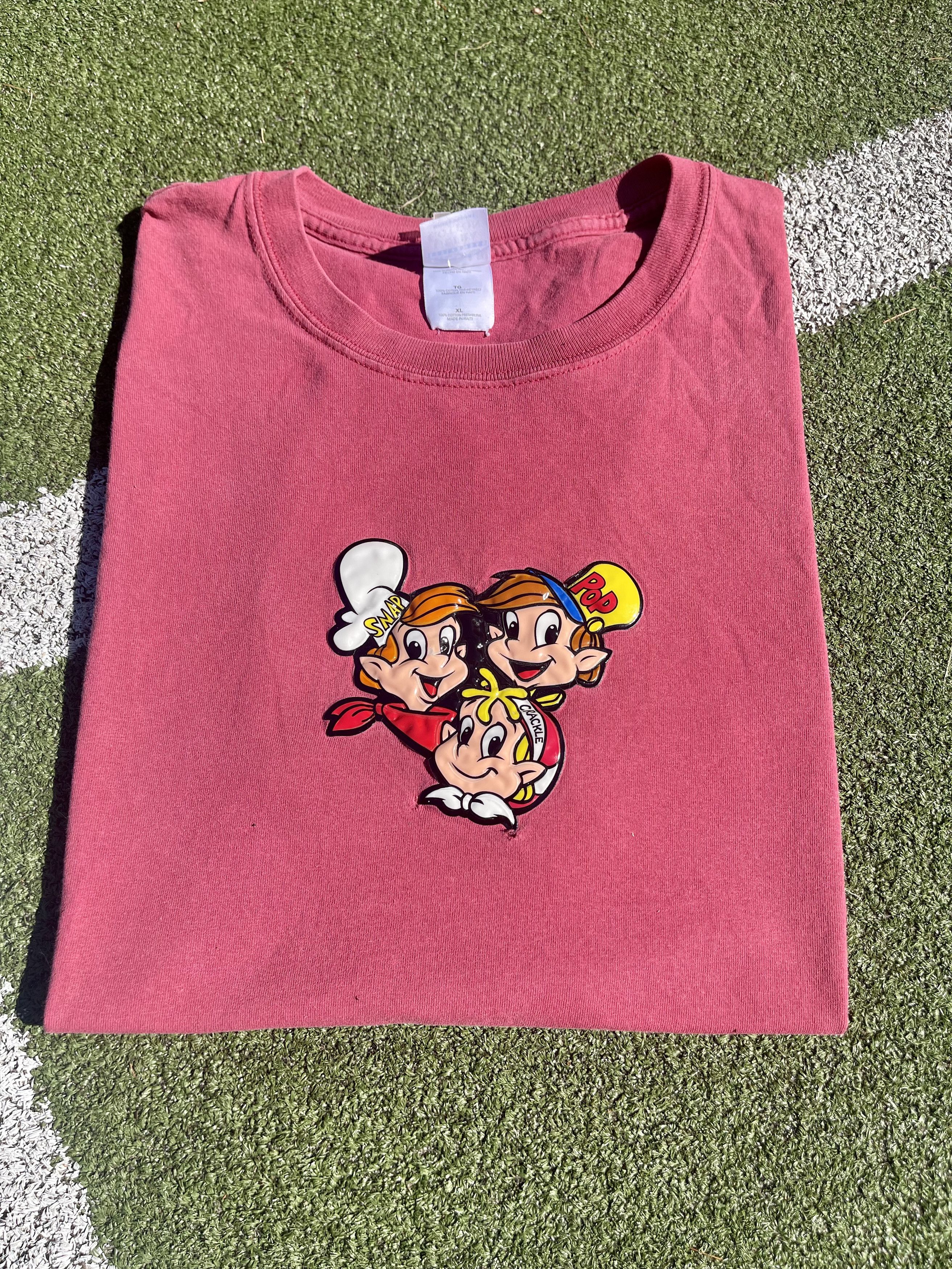 Vintage 1998 Rice Krispies Kellogg's Cereal Vintage 90's T-Shirt Size US XL / EU 56 / 4 - 3 Thumbnail