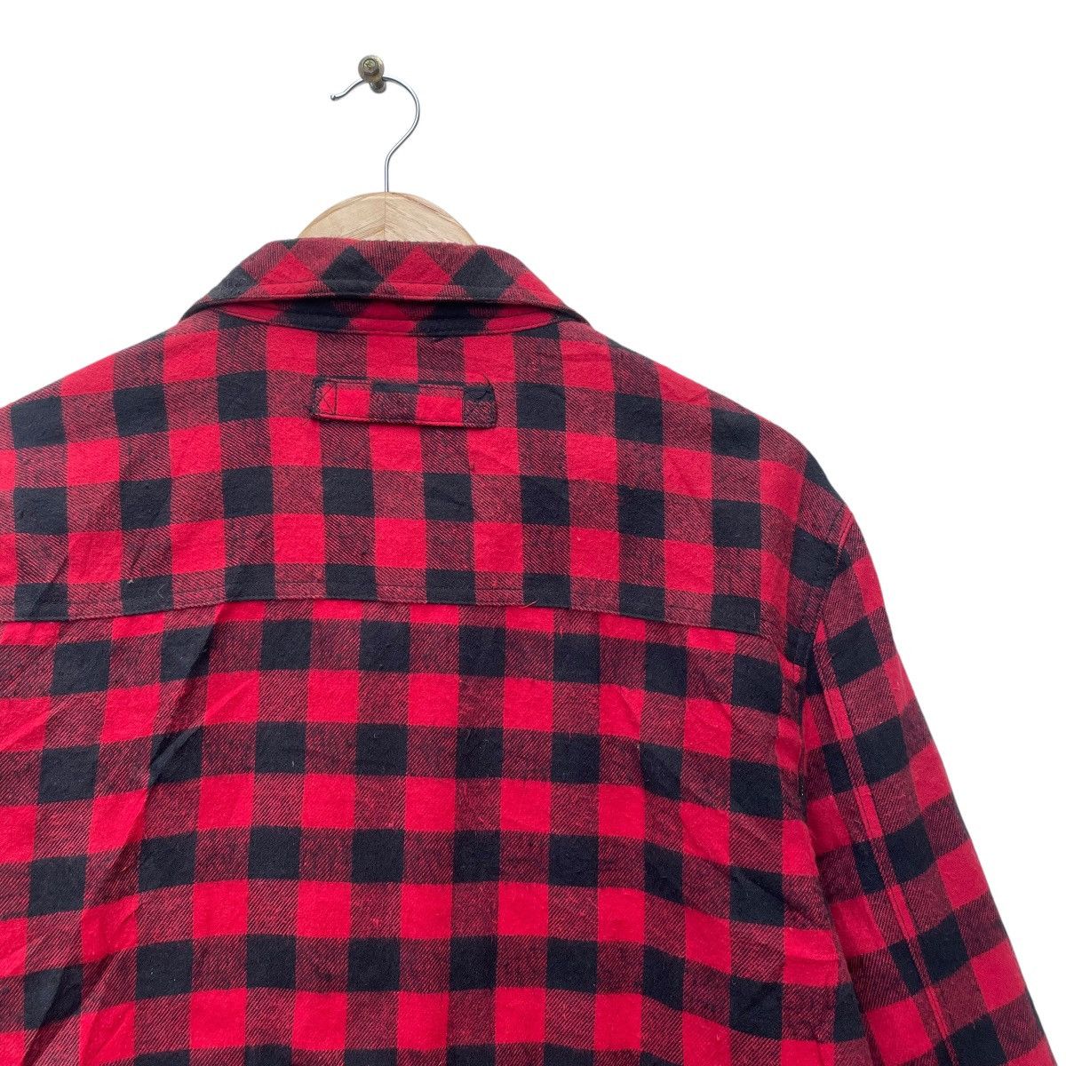 Flannel × Global Work × Japanese Brand Japanese Brand Global Checked Shadow Plaid Flannel Jacket Size US L / EU 52-54 / 3 - 9 Thumbnail