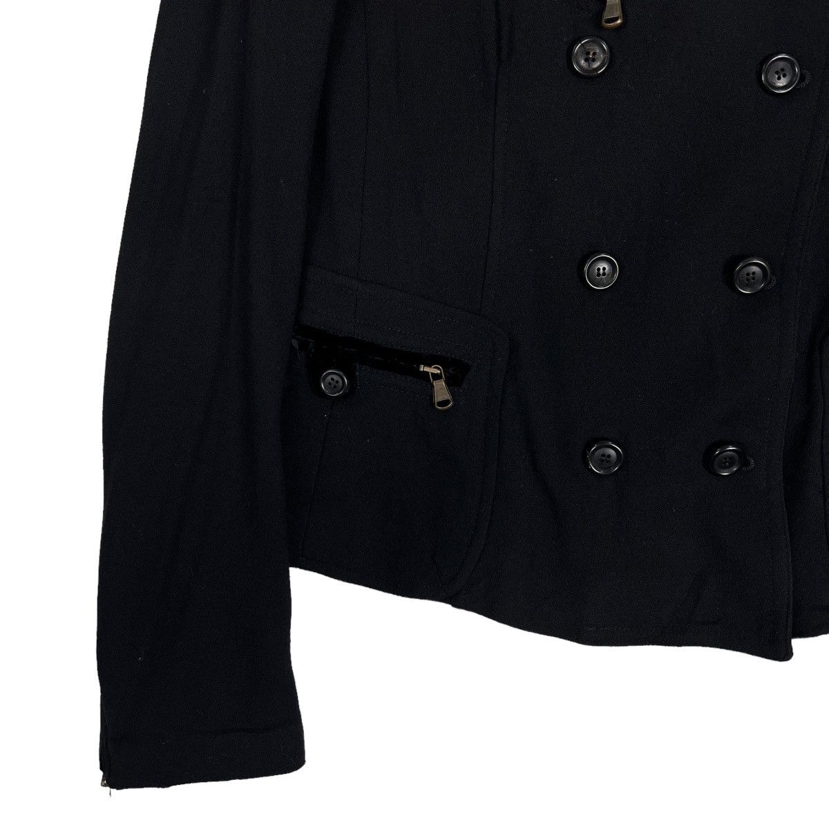 Donna Karan 🔥 DONNA KARAN NY MULTI BUTTON ZIPPER JACKET MADE IN ITALY Size US M / EU 48-50 / 2 - 4 Thumbnail