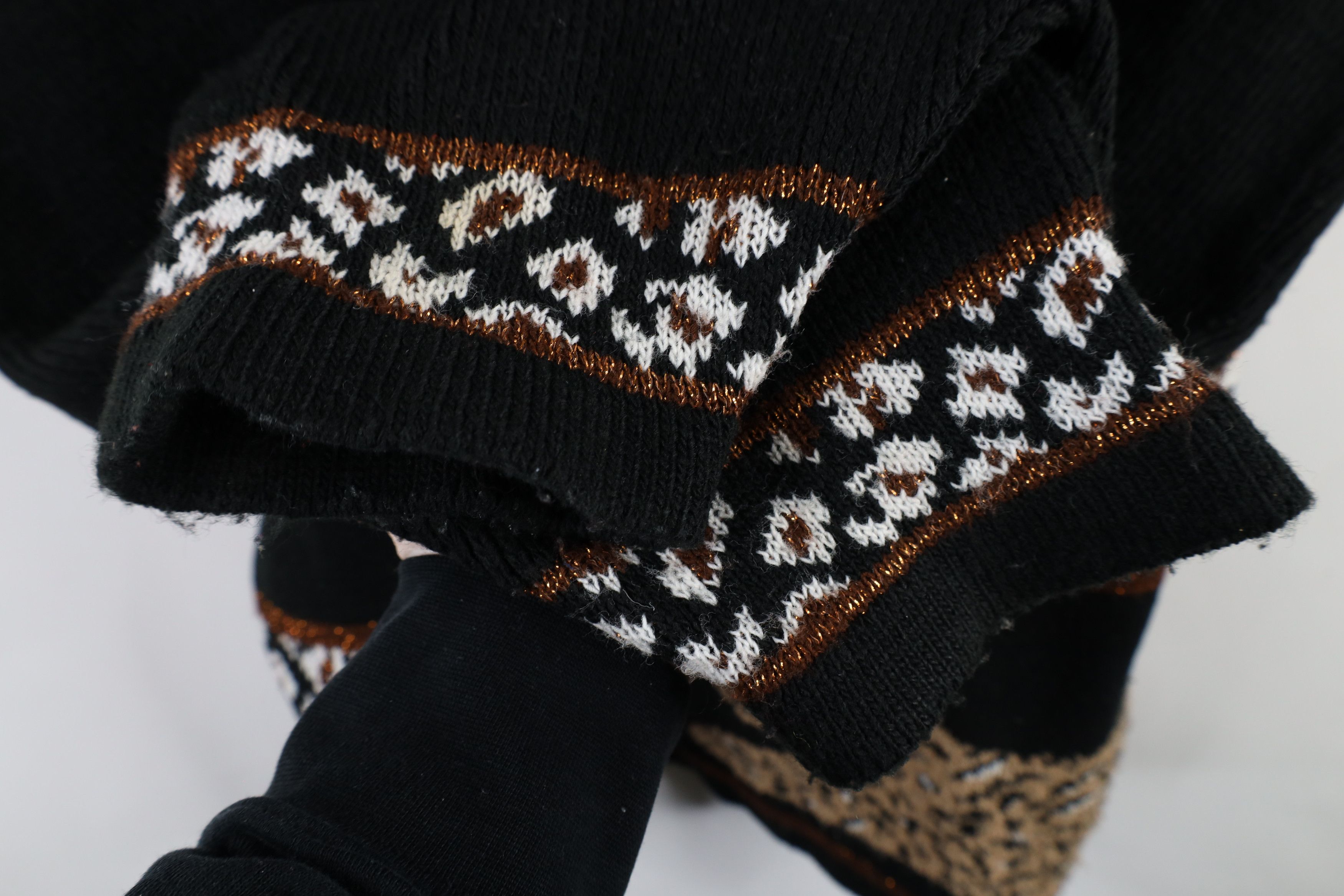 Vintage Vintage 90s Streetwear Cheetah Print Knit Sweater USA Size 3XL / US 20-22 - 8 Thumbnail