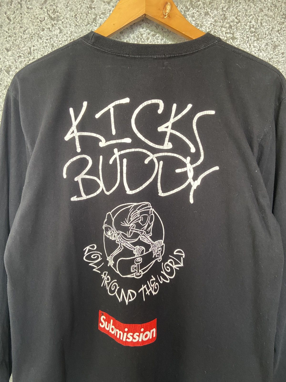 Vintage Submission t shirt skulls skaters Powell peralta Size US M / EU 48-50 / 2 - 2 Thumbnail