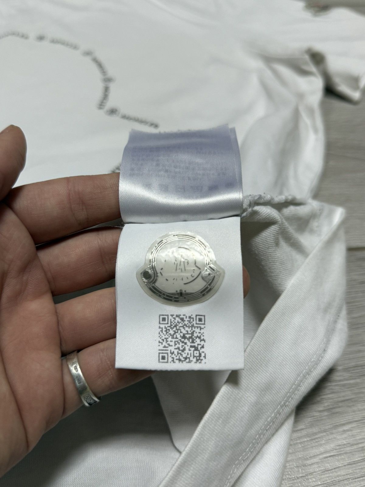 Moncler Moncler tee shirt big logo monogram Size US XXL / EU 58 / 5 - 7 Thumbnail