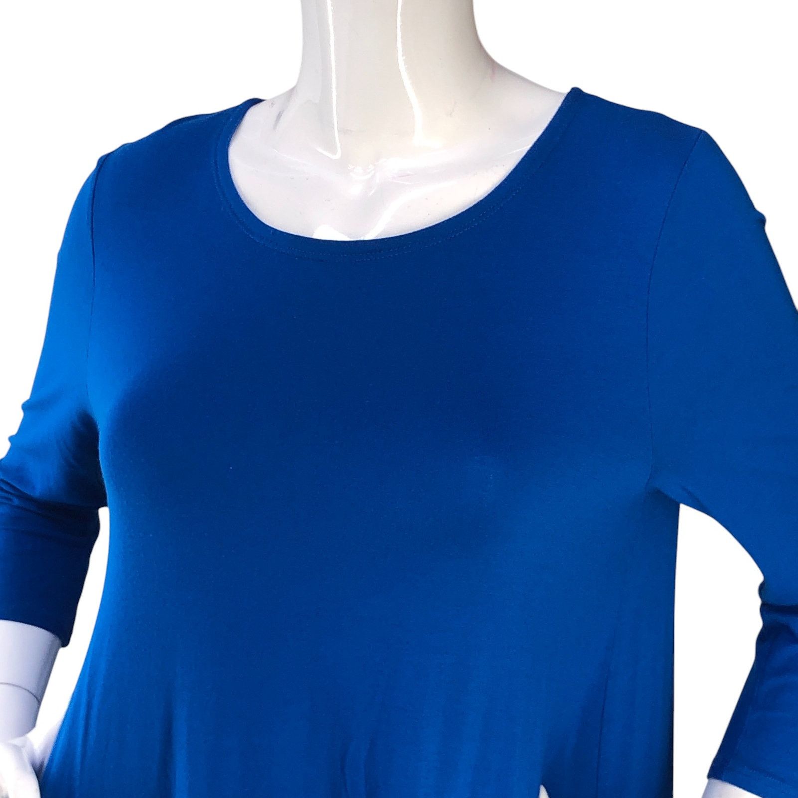 Eileen Fisher Eileen Fisher Size S Top Tunic Layered 3/4 Sleeve Stretch Size S / US 4 / IT 40 - 2 Thumbnail