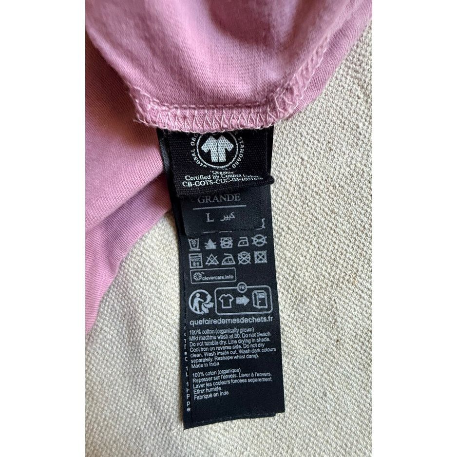Allsaints AllSaints Reform Polo Shirt Mens L Pink Organic Cotton READ Size US L / EU 52-54 / 3 - 6 Thumbnail