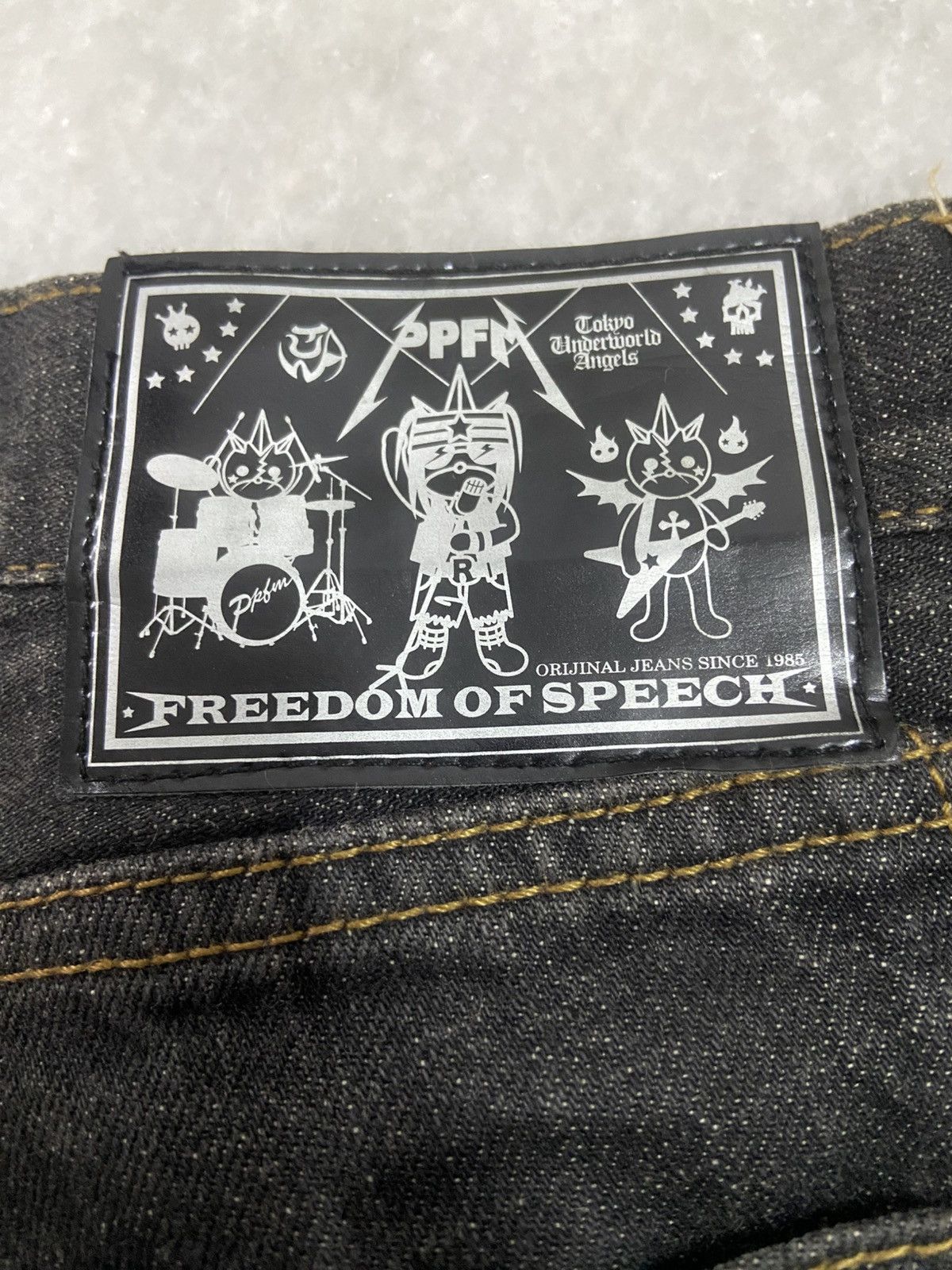 Japanese Brand Japanese Jeans Bondage Zipper PPFM Size US 33 - 7 Thumbnail