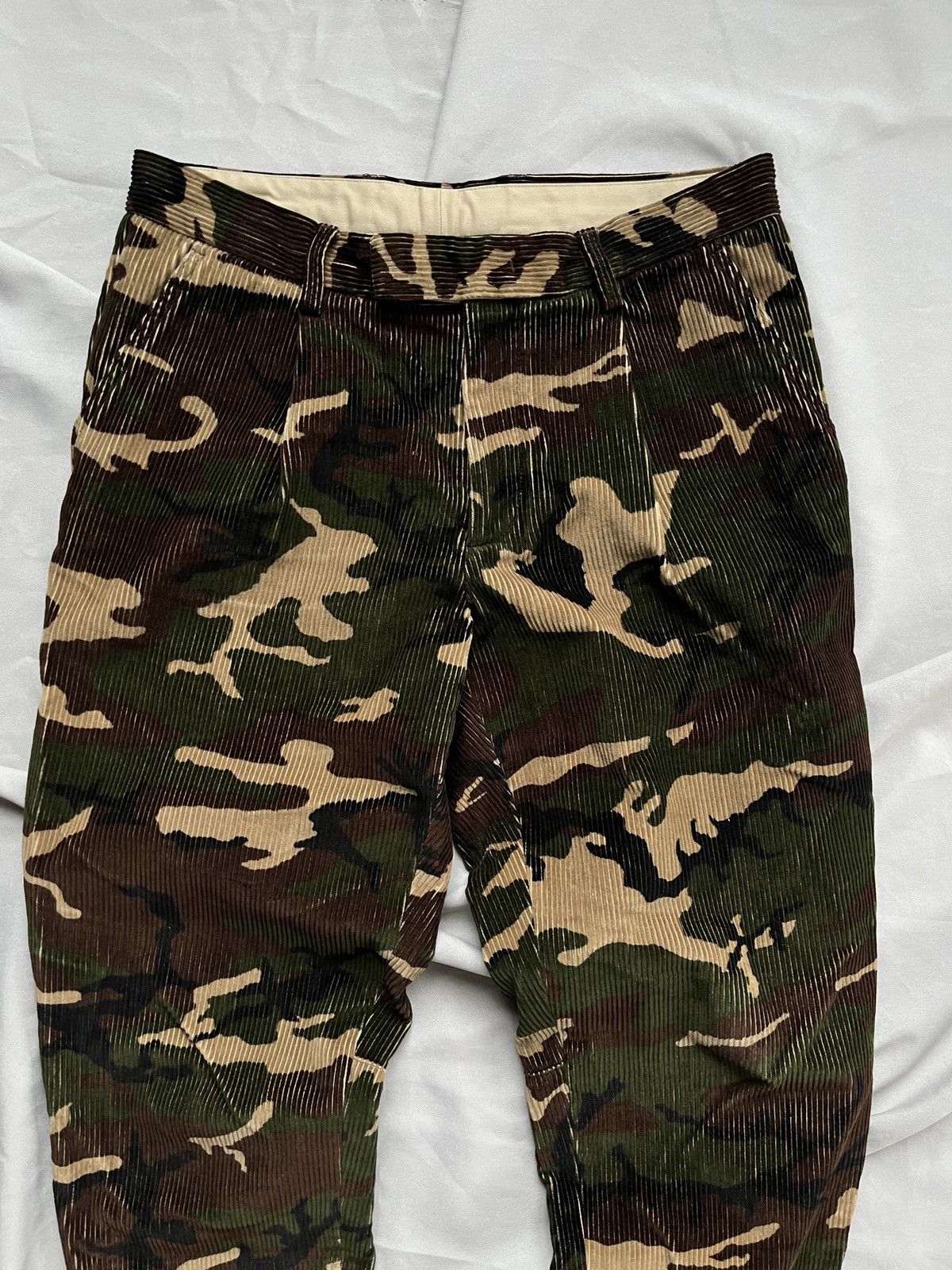 Moncler Moncler Corduroy Velvet Camo Pants Size US 30 / EU 46 - 2 Thumbnail