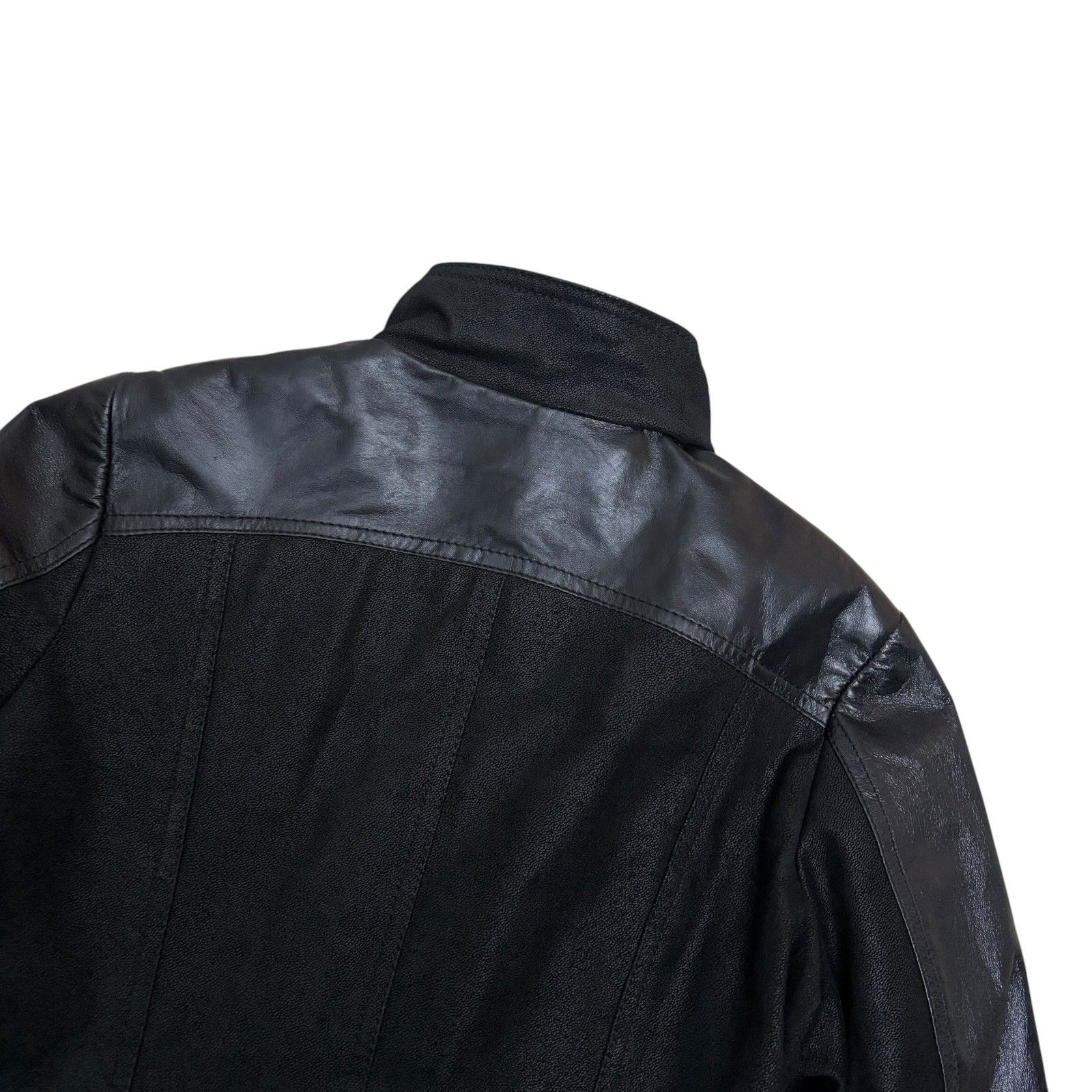 Danier DANIER LEATHER Jacket Designer Black Casual Coat Womens 2XS Size XXS / US 00 / IT 34 - 5 Thumbnail