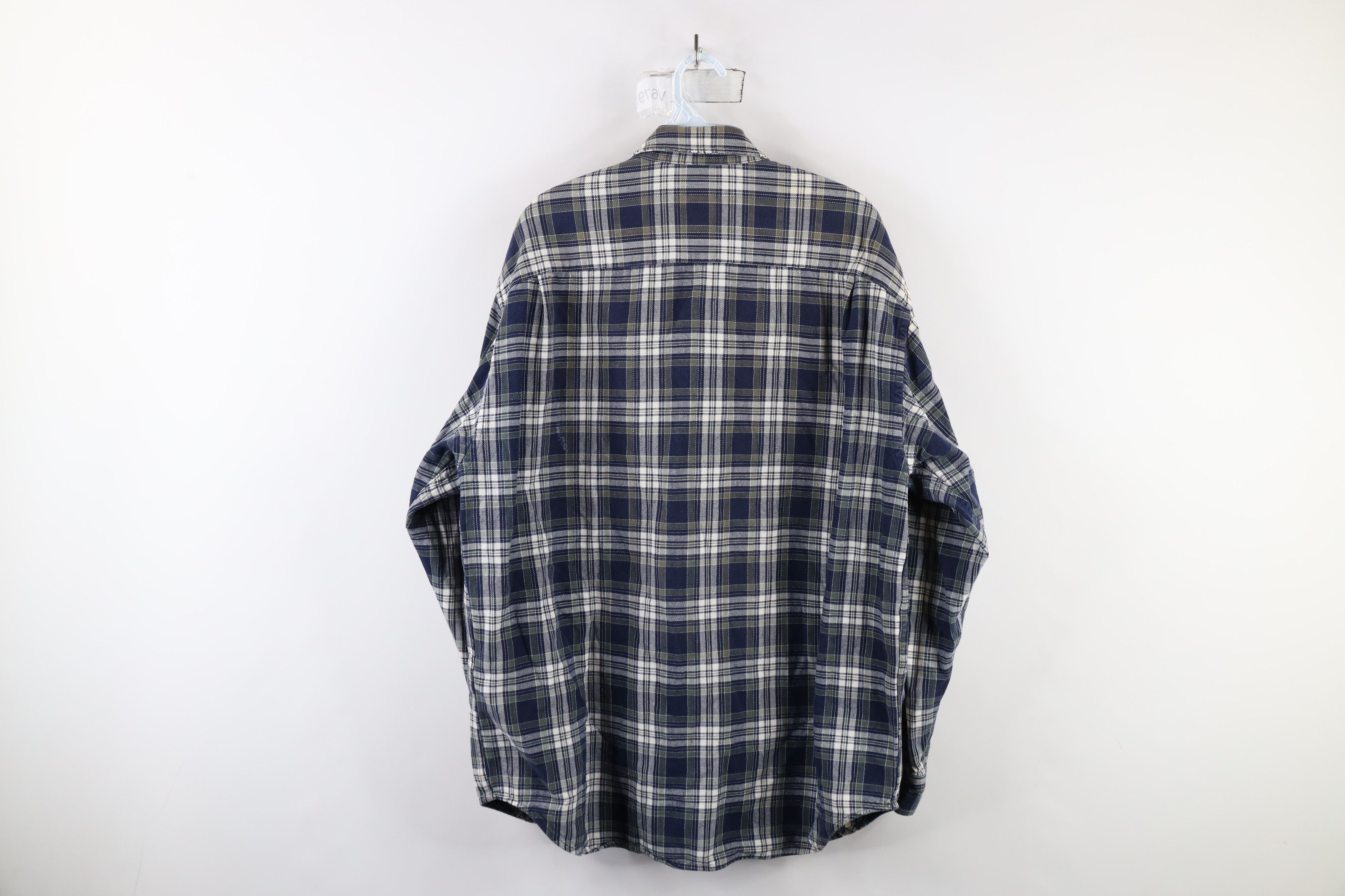 Eddie Bauer × Vintage Vintage 90s Eddie Bauer Heavyweight Button Shirt Plaid Size US L / EU 52-54 / 3 - 9 Thumbnail