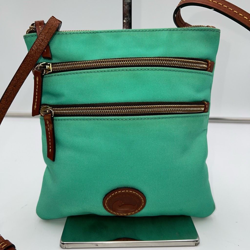 Dooney & Bourke Dooney & Bourke Canvas Three Zipper Crossbody Bag Size ONE SIZE - 1 Thumbnail