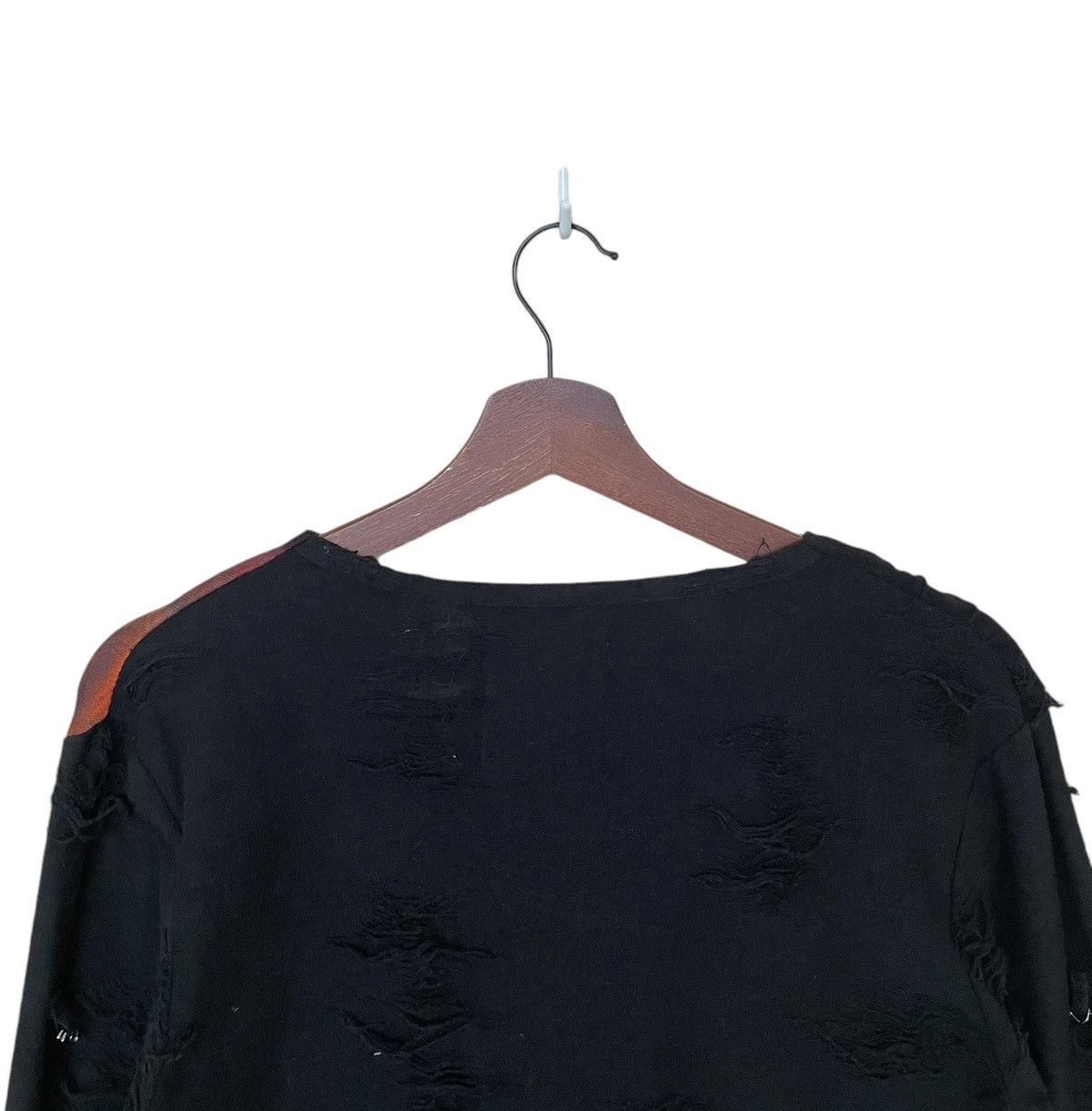 If Six Was Nine × Japanese Brand × Le Grande Bleu (L.G.B.) Vintage Japanese Brand Midas Cowl Black Top 1990s Size US M / EU 48-50 / 2 - 4 Thumbnail