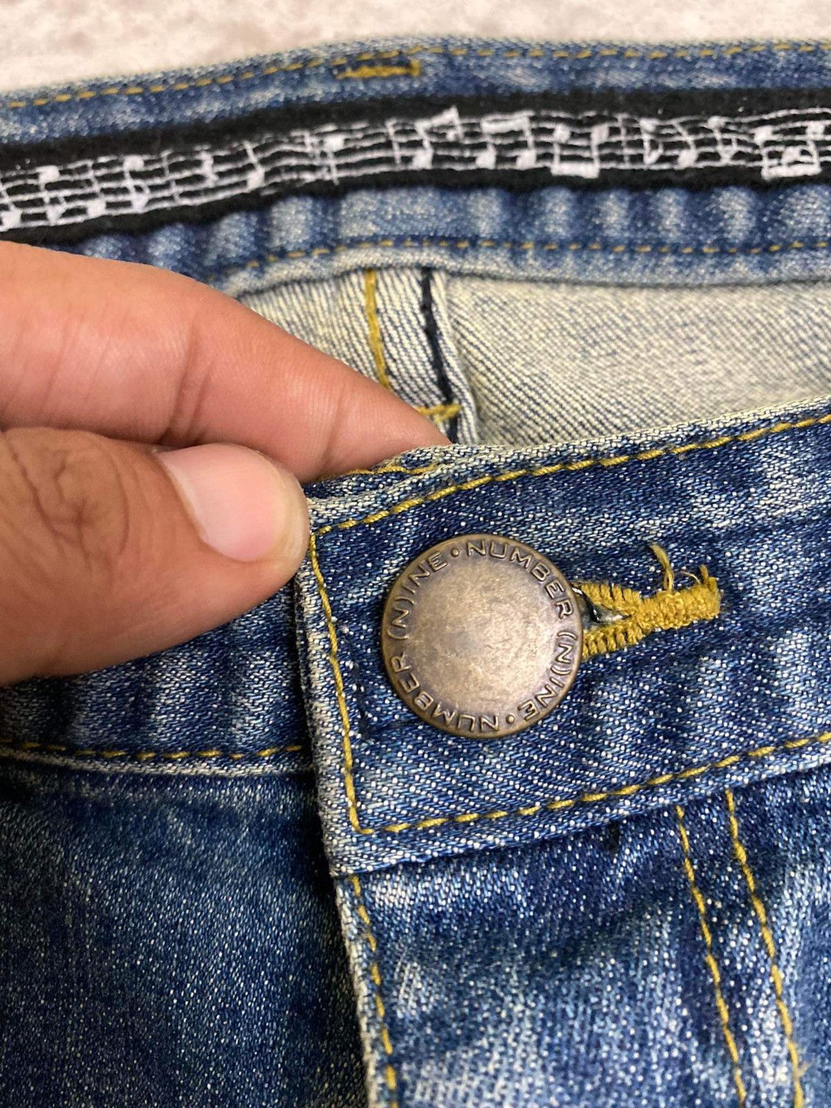 Number (N)ine 🔥NUMBER NINE PATCHWORKS PAINTER DENIM Size US 33 - 11 Thumbnail