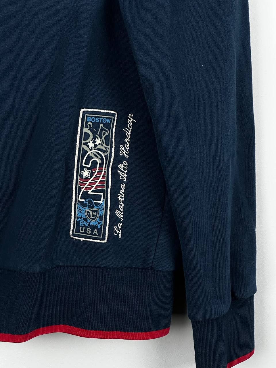 La Martina Vintage La Martina Polo Track Jacket Full Zip Sweater Size US M / EU 48-50 / 2 - 10 Thumbnail
