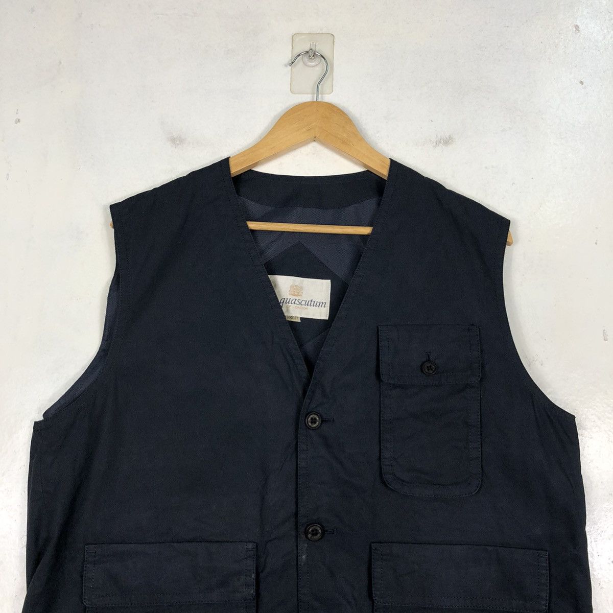 Aquascutum × Other Vintage Aquascutum Vest Jacket Size US M / EU 48-50 / 2 - 2 Thumbnail
