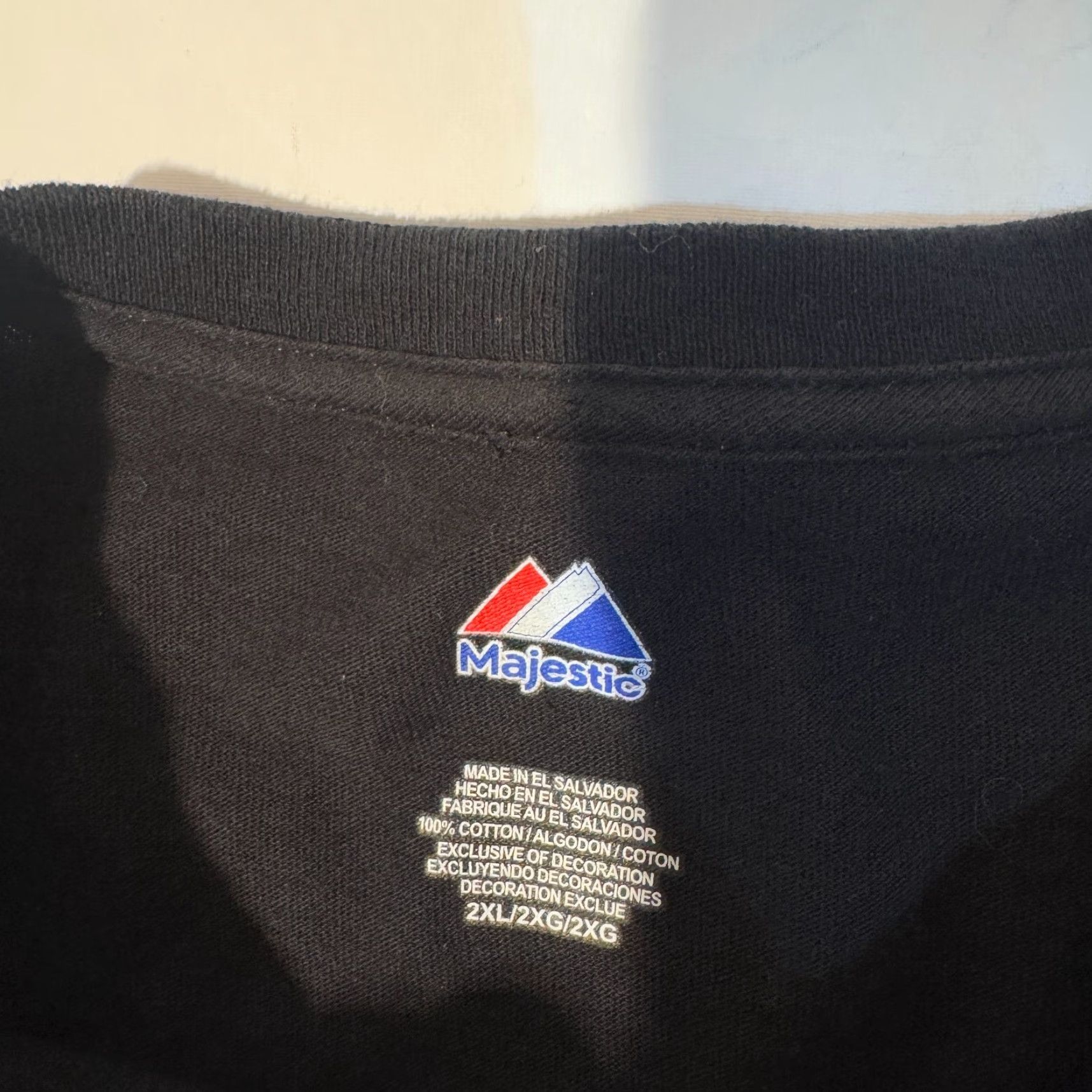 MLB Majestic MLB Miami Marlins Black Graphic Sports T-Shirt 2XL Men Short Sleeve Logo Shirt Size US XXL / EU 58 / 5 - 3 Thumbnail