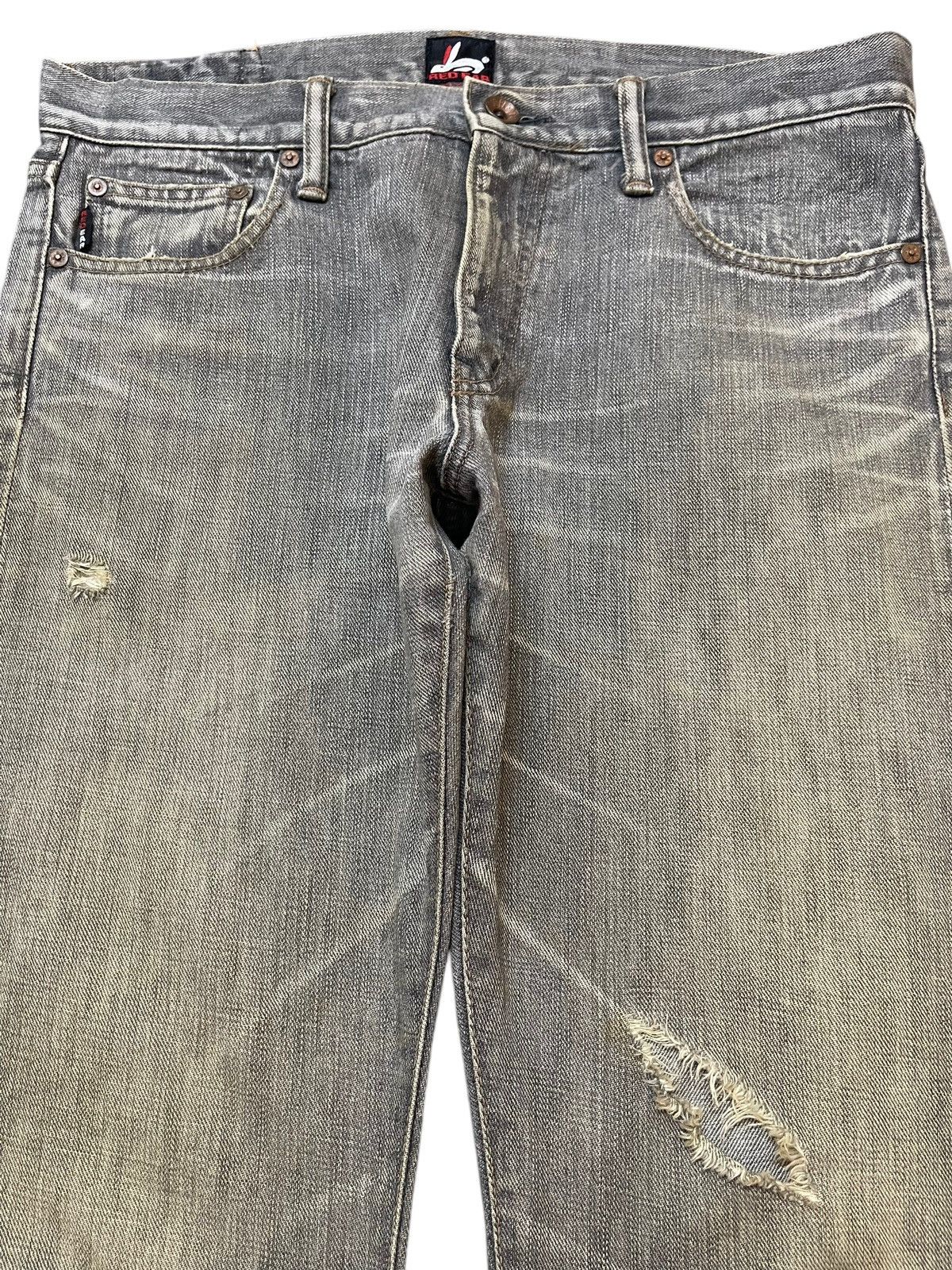 If Six Was Nine Vintage Japanese Brand Mud Faded Wash Style Jeans Size US 32 / EU 48 - 3 Thumbnail