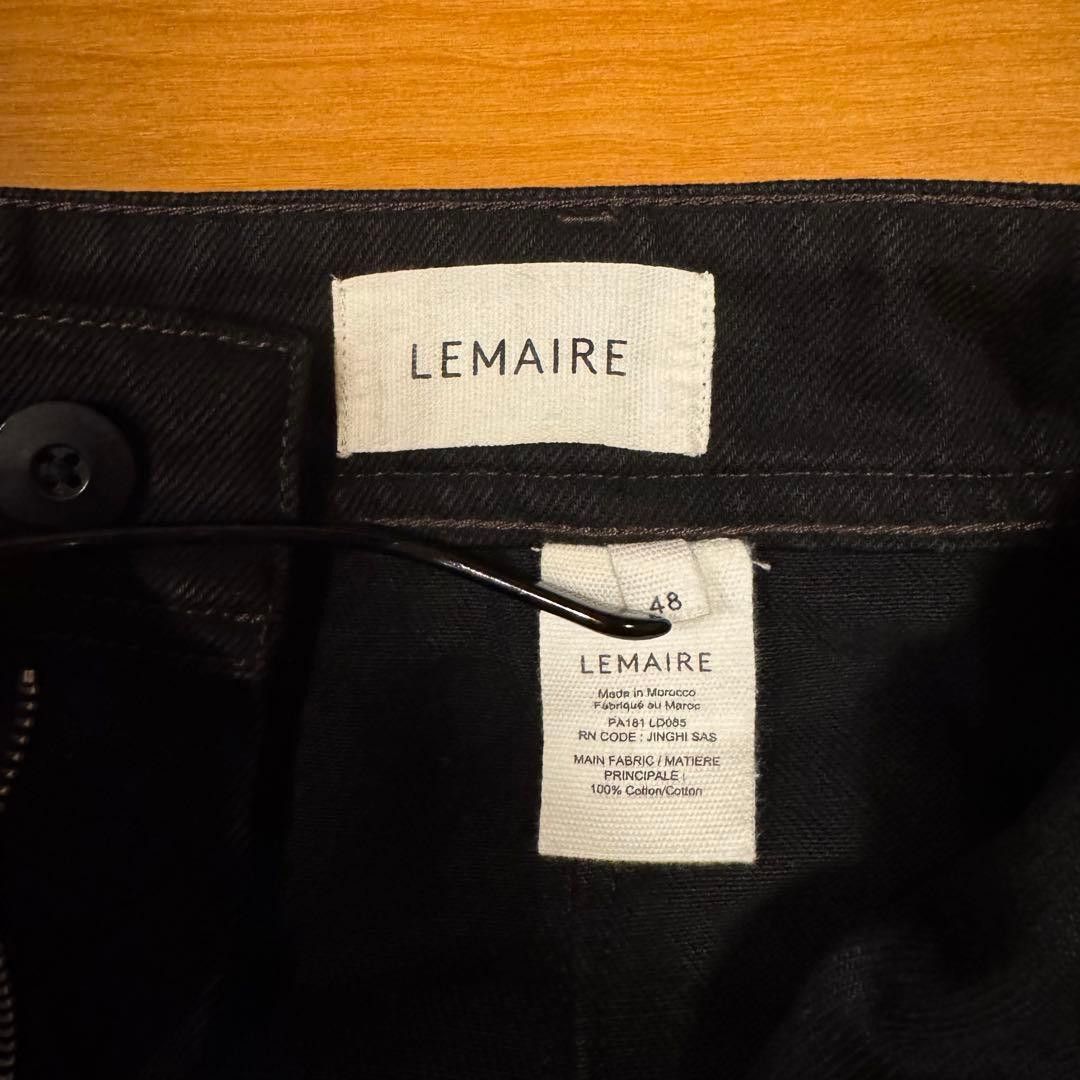 Lemaire LEMAIRE DENIM SAILOR PANTS Black 48 Size US 29 - 4 Thumbnail
