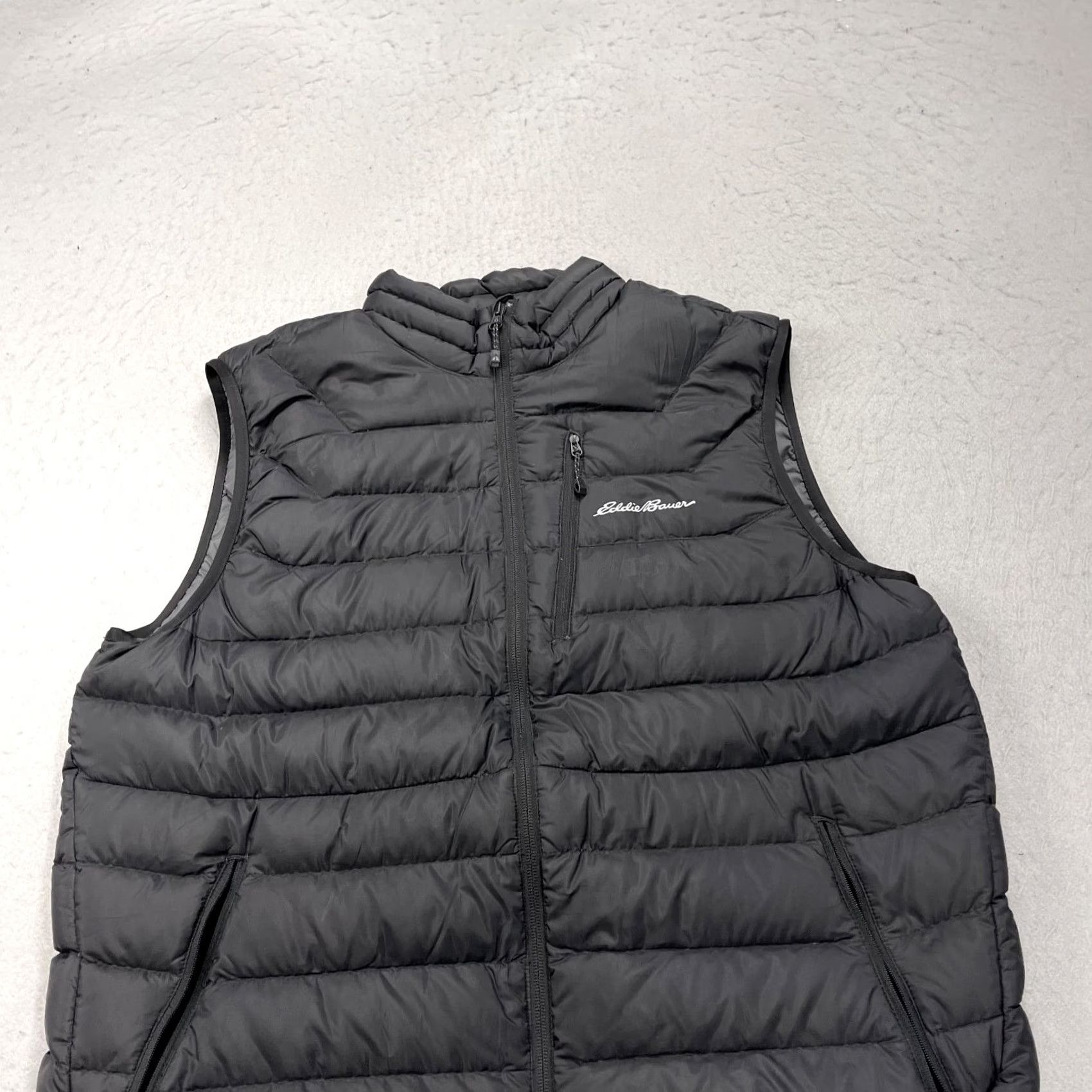 Eddie Bauer Eddie Bauer Vest Mens Large Black First Ascent Stormdown 800 Puffer Full Zip Vest Mens Large Black 800 Stormdown First Ascent Zip Size US L / EU 52-54 / 3 - 3 Thumbnail