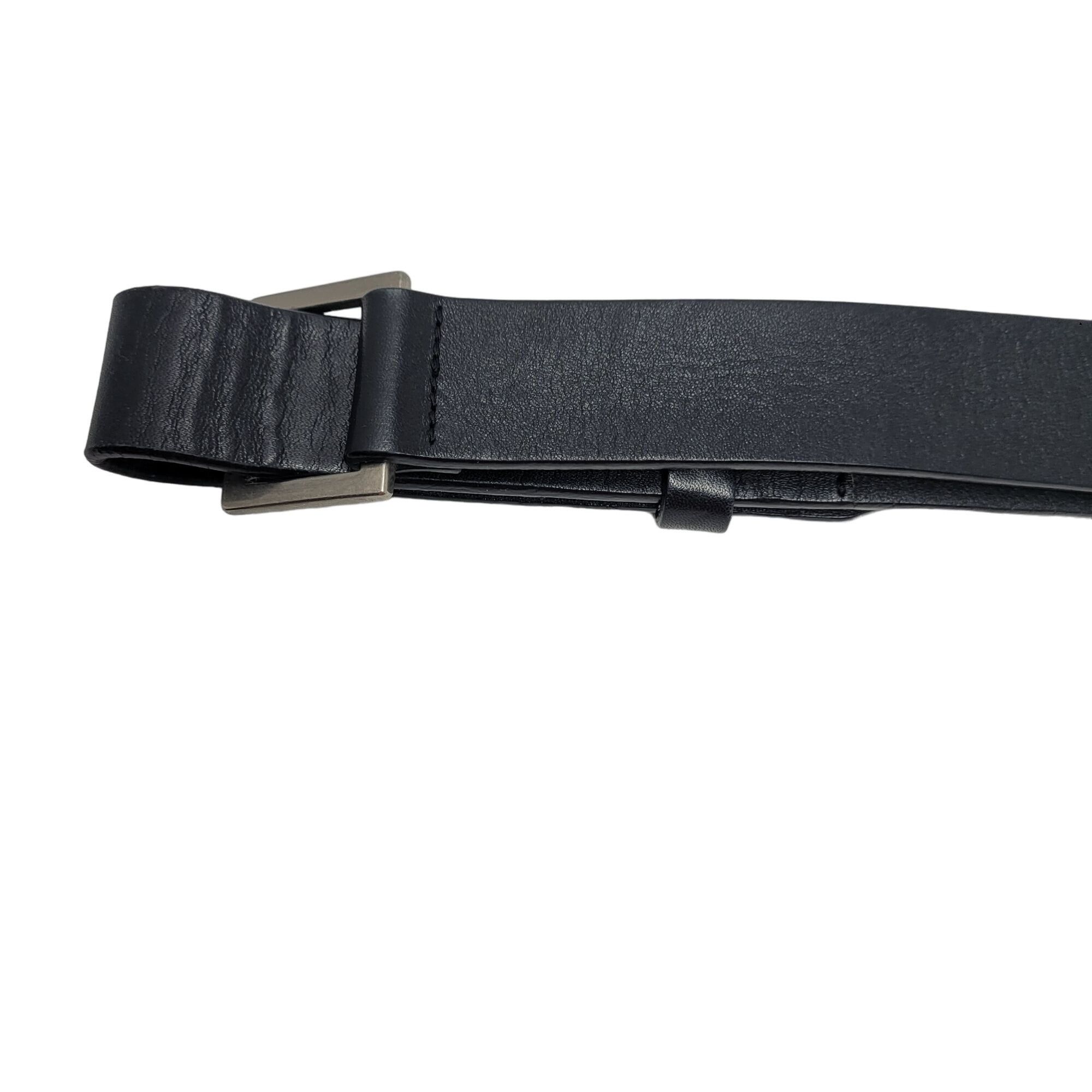 Vintage Vintage Polo Jeans Genuine Leather Belt M Fold Over Hook Loo Size 34 - 6 Thumbnail