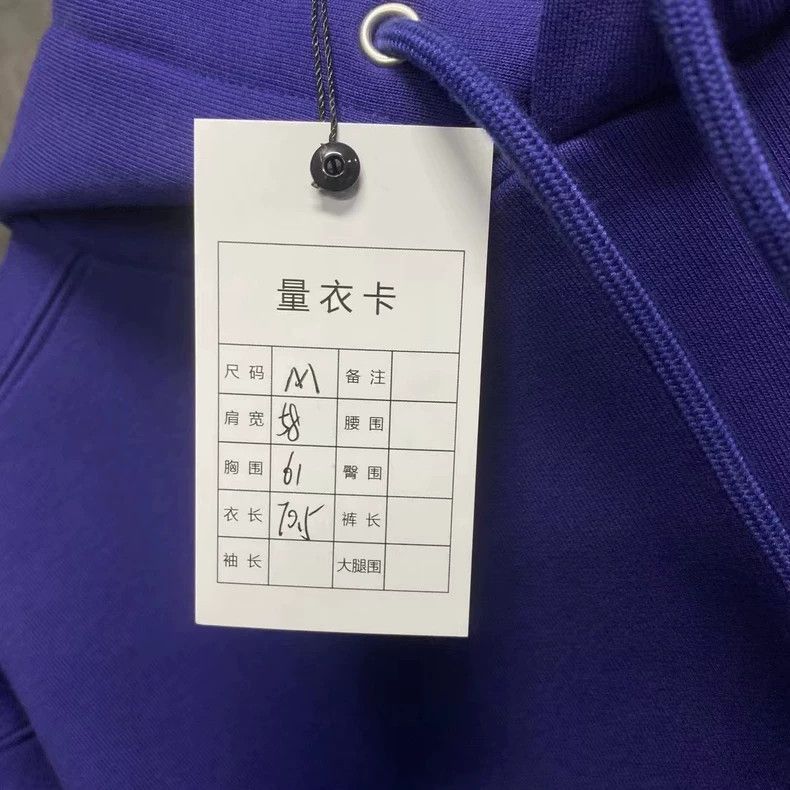 Balenciaga Balenciaga latest blue cola printed logo hoodie-2506 Size US S / EU 44-46 / 1 - 8 Thumbnail