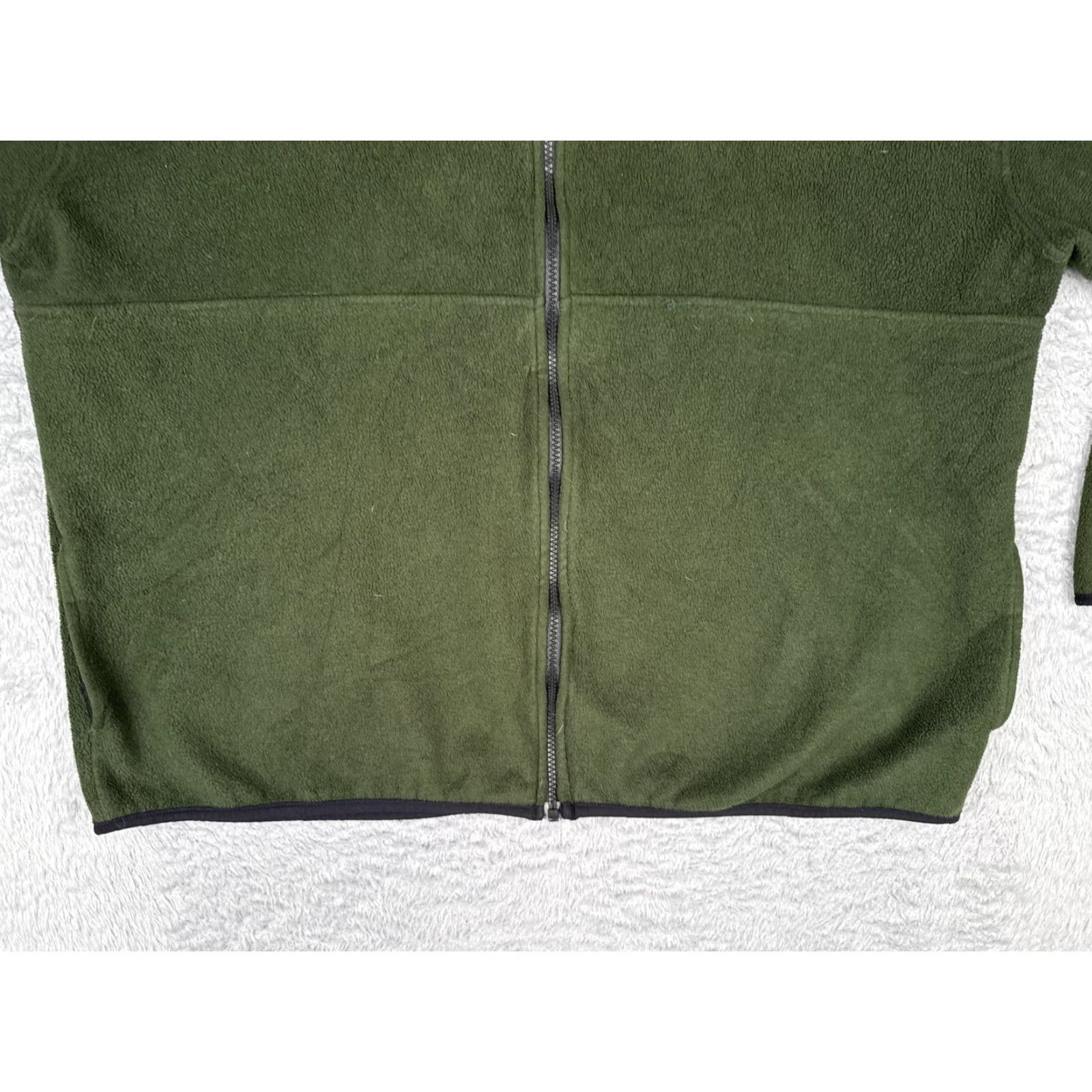 Vintage Cabela's Jacket Mens XL Green Fleece Full Zip Pockets Made In USA Outdoor Hiking Windbreaker Size US XL / EU 56 / 4 - 5 Thumbnail
