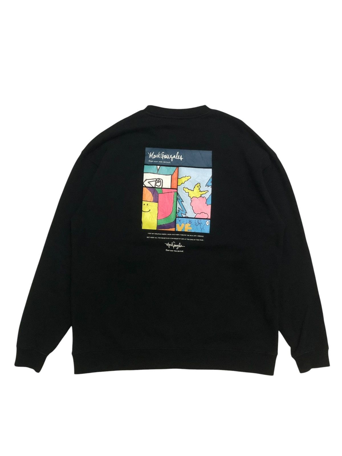 Girl Skateboards Mark Gonzales Graffity Art Crewneck Sweatshirt Size US XL / EU 56 / 4 - 1 Thumbnail