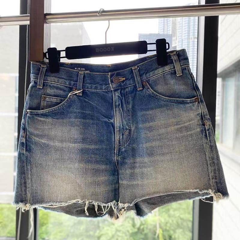 Celine Celine Frayed Hem Denim Shorts Size 25 Size 25" / US 0 / IT 36 - 1 Thumbnail