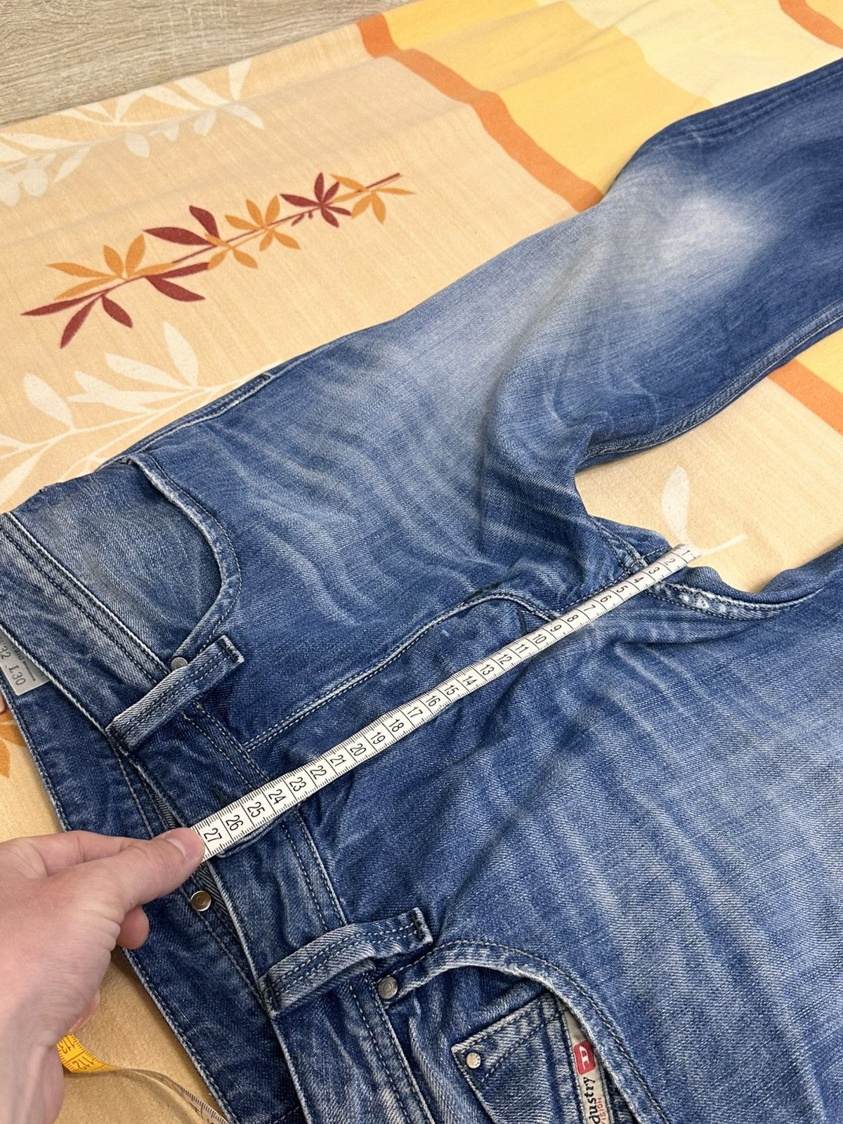 Diesel 🔥 Diesel Larkee Distressed Straight Jeans Pants Denim Rare Size US 32 / EU 48 - 10 Thumbnail