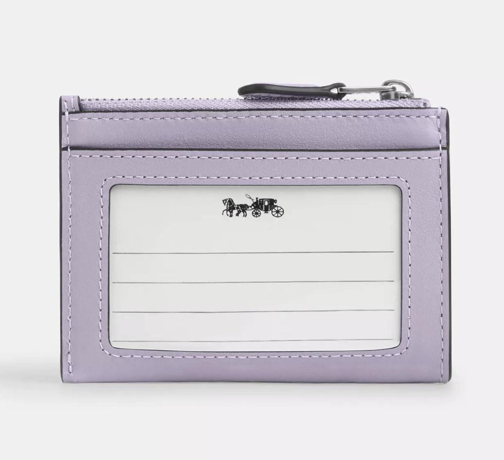 Coach Mini Skinny Id Case With Floral Applique CAT65 Size ONE SIZE - 5 Thumbnail