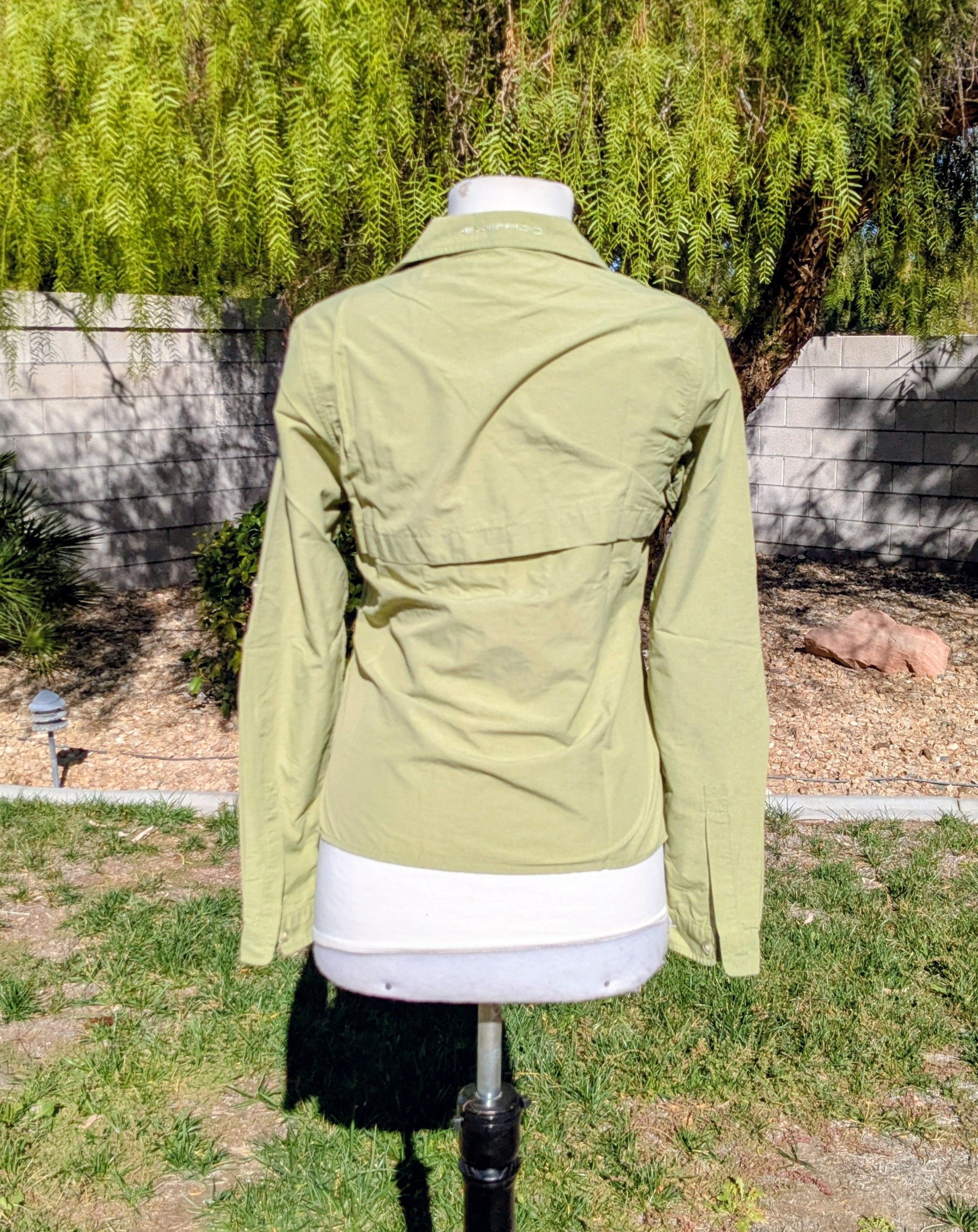 ExOfficio Olive ExOfficio Hiking Hiking/Travel Vented Shirt Size XS / US 0-2 / IT 36-38 - 4 Thumbnail