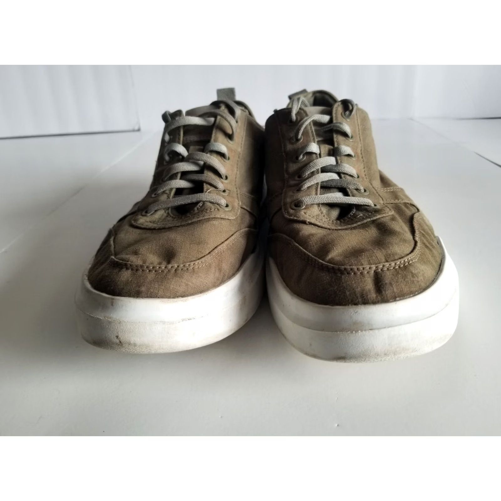 Cole Haan Cole Haan Mens Sneaker Green Olive White Size 11 GrandPro Rally Canvas Court Size US 11 / EU 44 - 6 Thumbnail