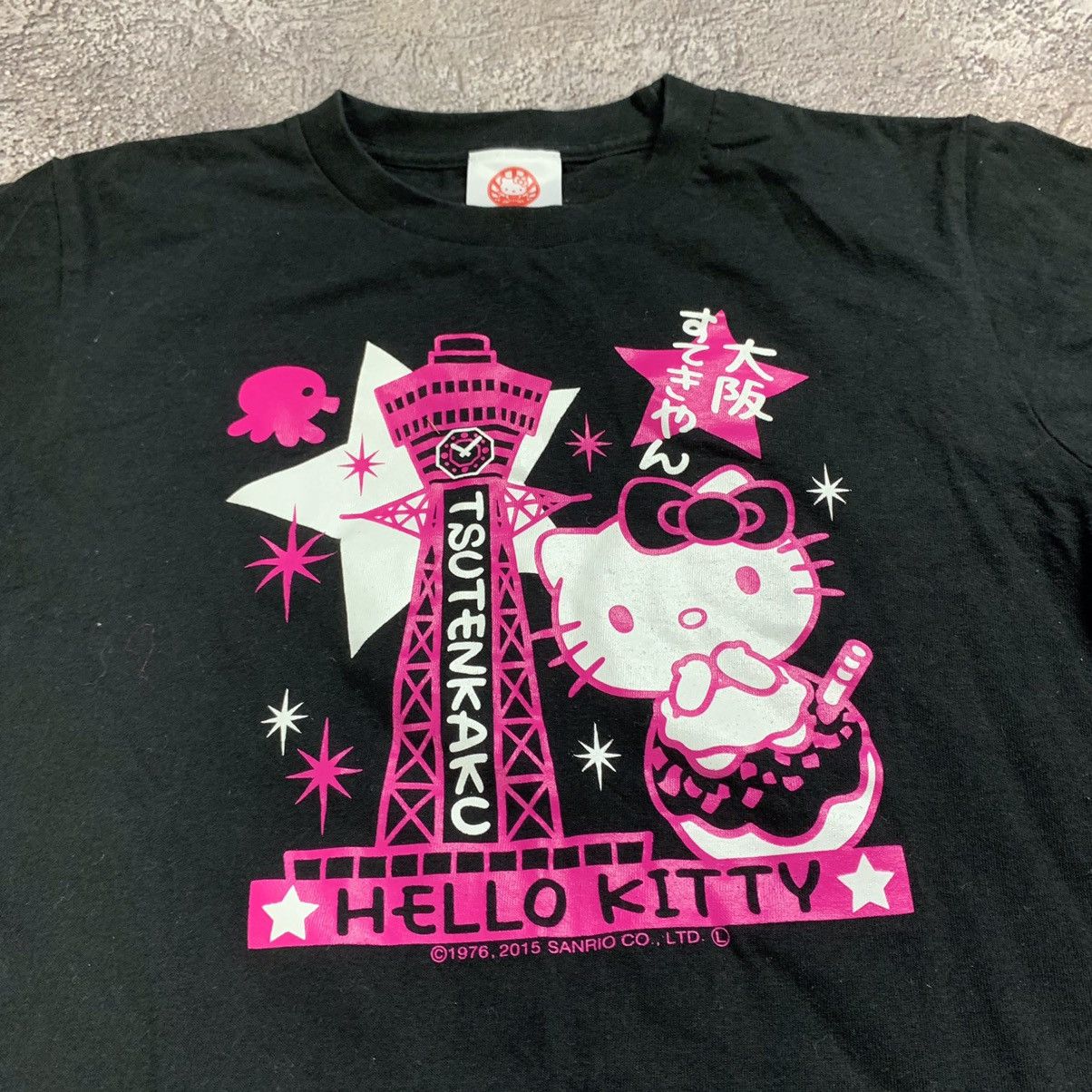 Vintage Vintage Y2K Hello Kitty Graphic Tee Pink Black Rave Washed S Size S / US 4 / IT 40 - 4 Thumbnail