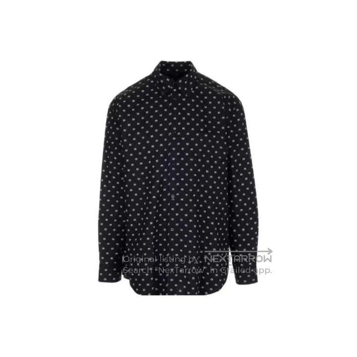 Balenciaga Balenciaga Black Letter Print Long Sleeve Shirt. Size US M / EU 48-50 / 2 - 1 Thumbnail