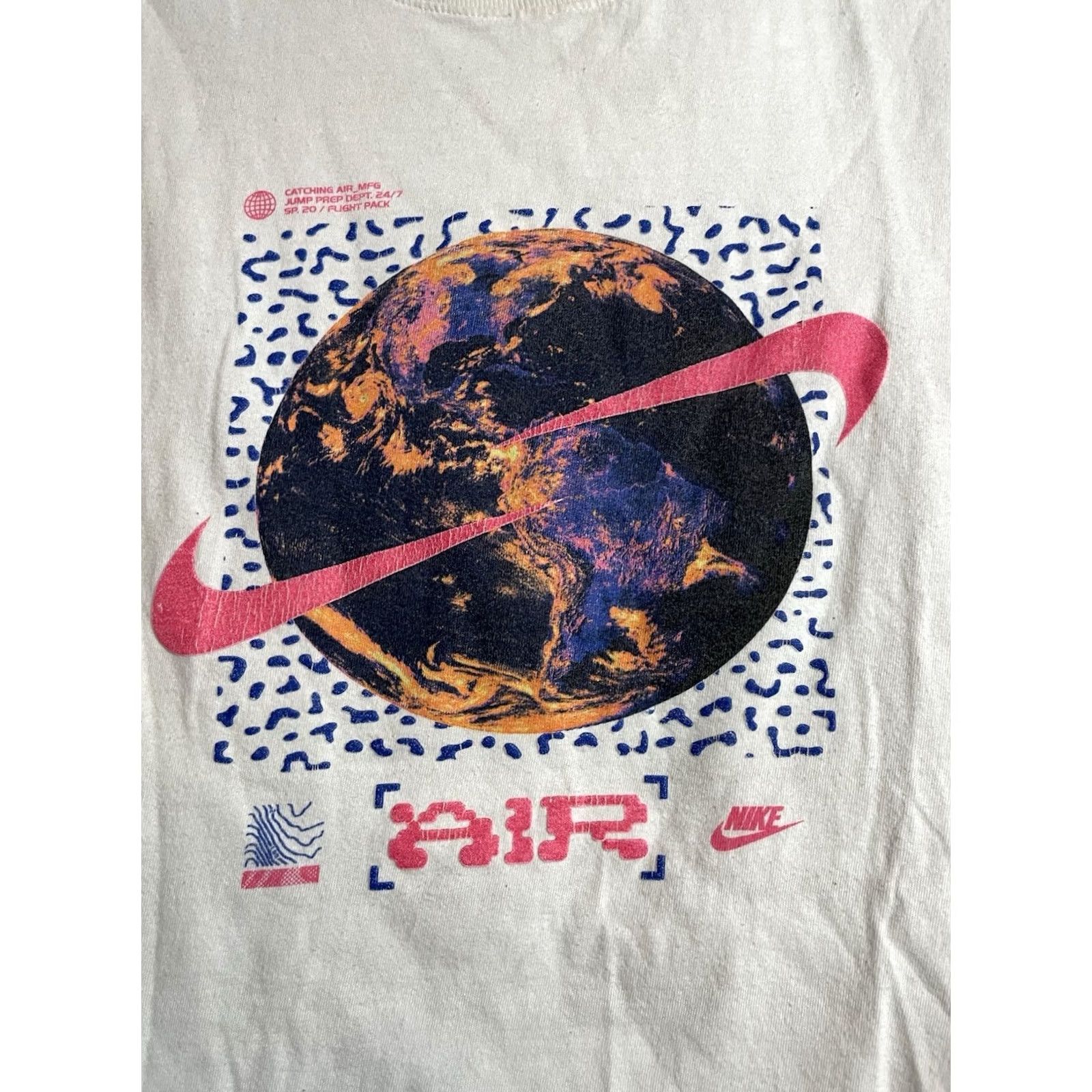 Nike Nike Catching Air Jump Prep Dept World Graphic T-shirt Mens Large White Size US L / EU 52-54 / 3 - 2 Thumbnail