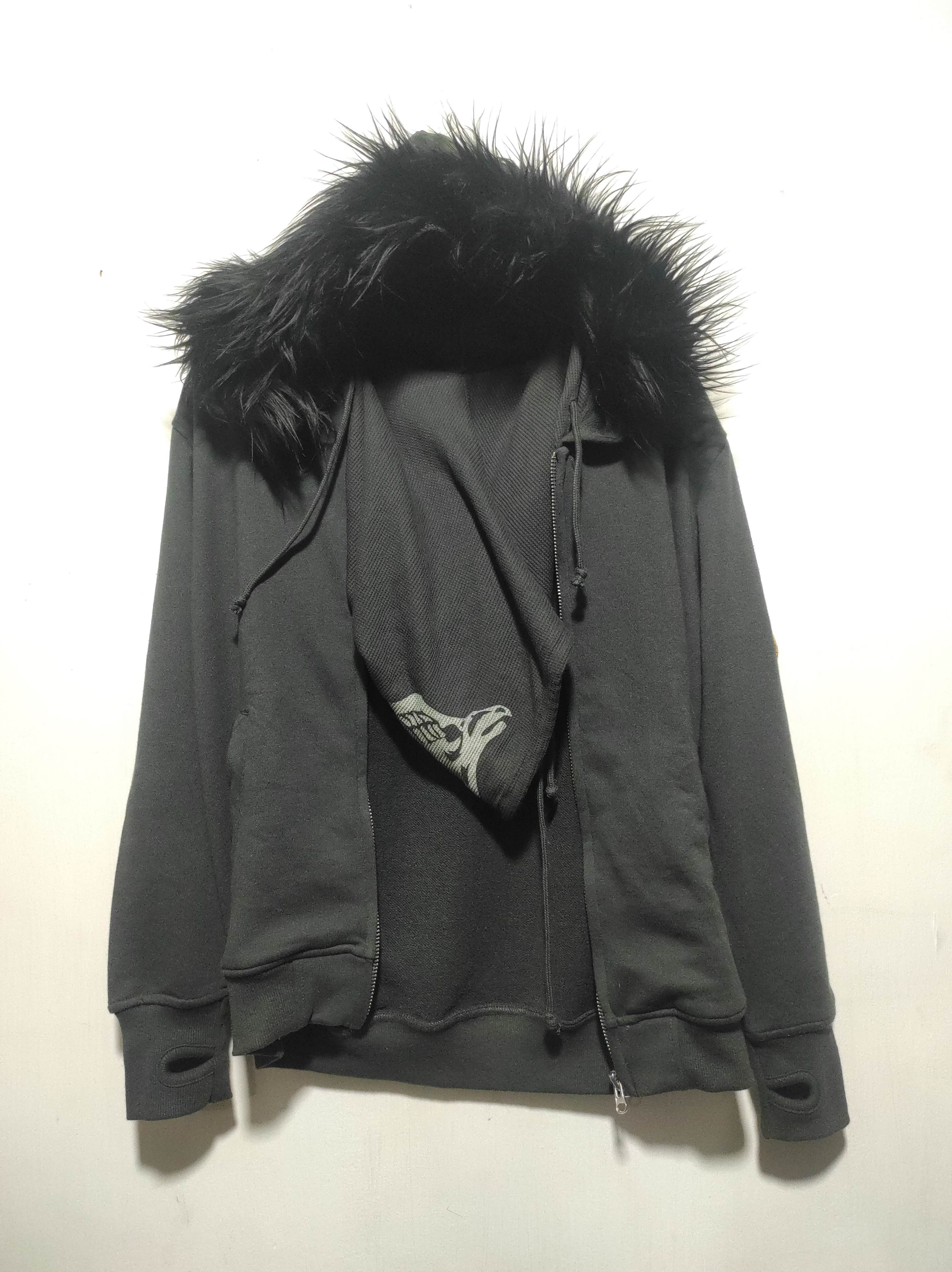 Hysteric Glamour Estilo Mask Skull Zipper Fur Hoodie IfSixWasNine LGB style Size US M / EU 48-50 / 2 - 21 Thumbnail