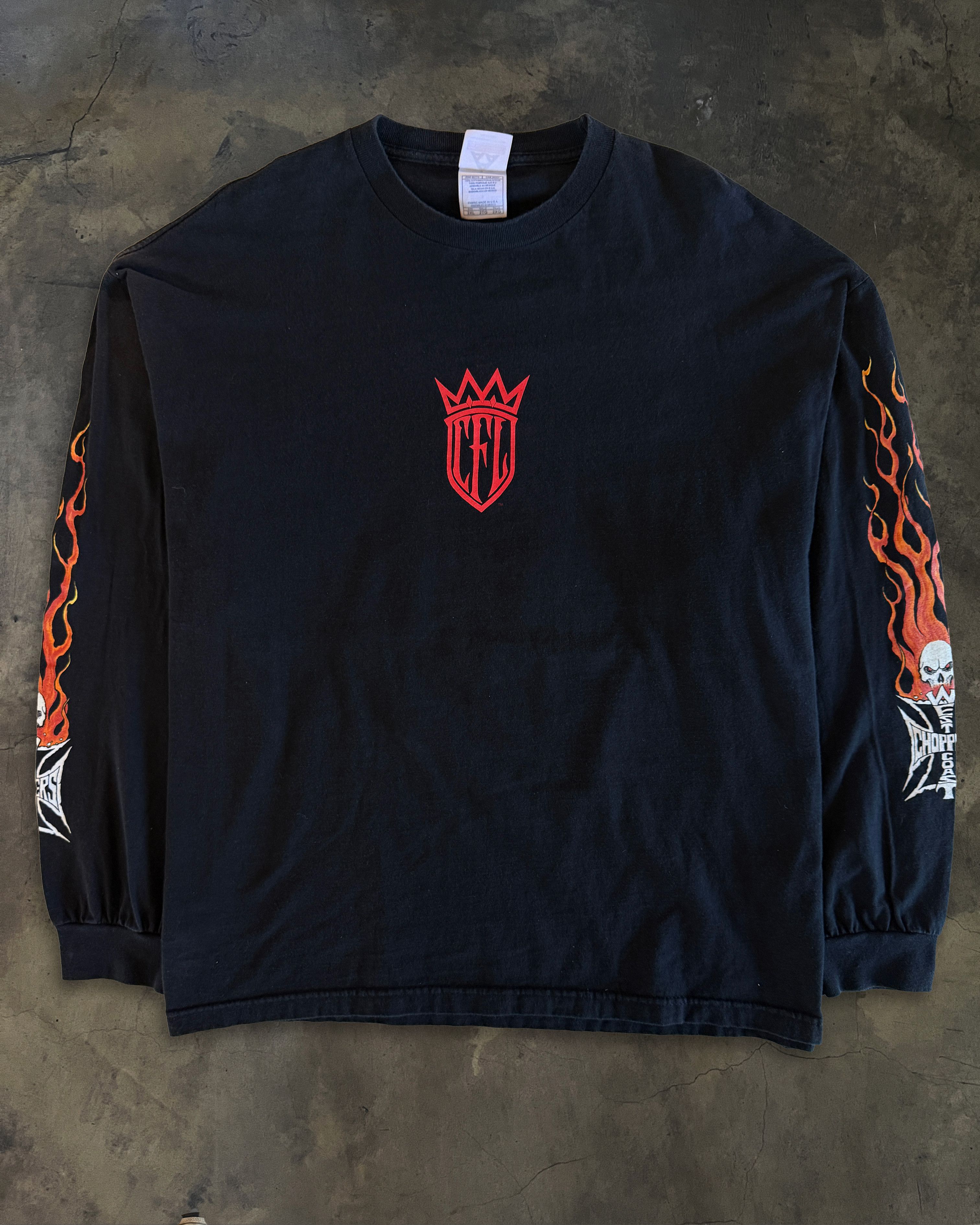 West Coast Choppers 2000's BLACK WEST COAST CHOPPERS LONG SLEEVE Size US XXL / EU 58 / 5 - 1 Thumbnail