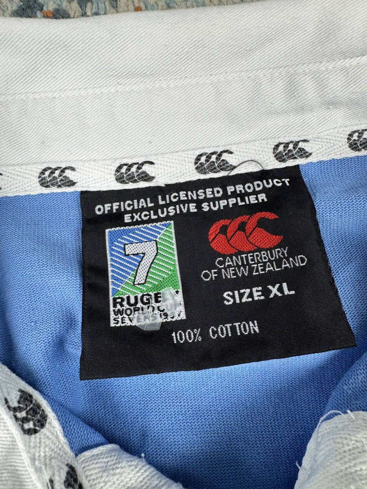 Canterbury of New Zealand Rare Vintage 1997 Rugby World Cup hong kong rugby jersey tee Size US XL / EU 56 / 4 - 10 Thumbnail