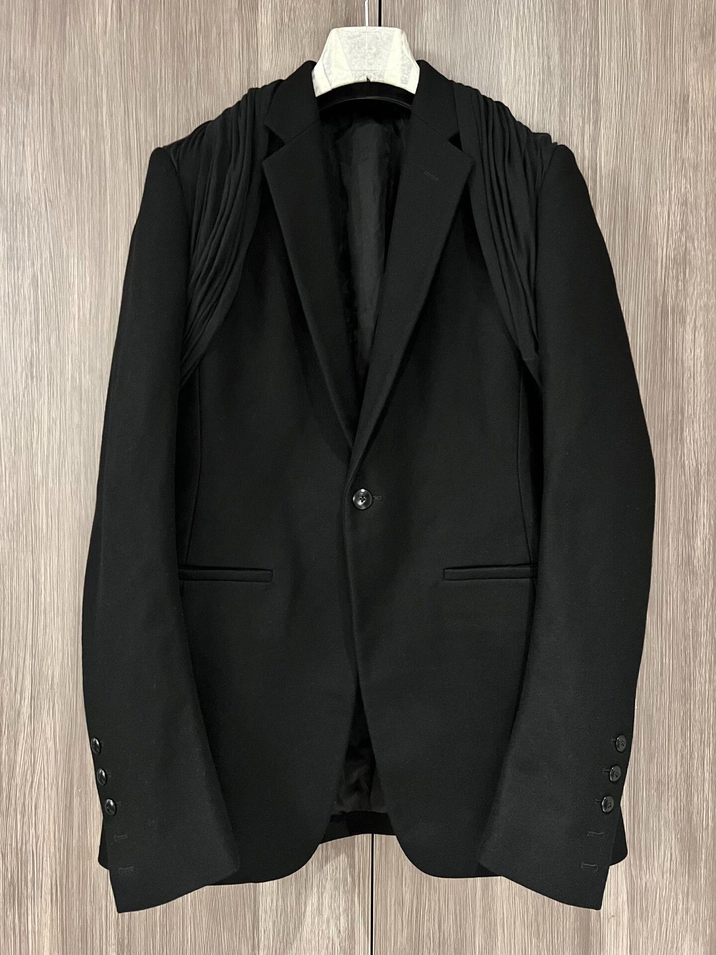 Rick Owens Rick Owens Black Tailored Suit Jacket Size US M / EU 48-50 / 2 - 1 Thumbnail