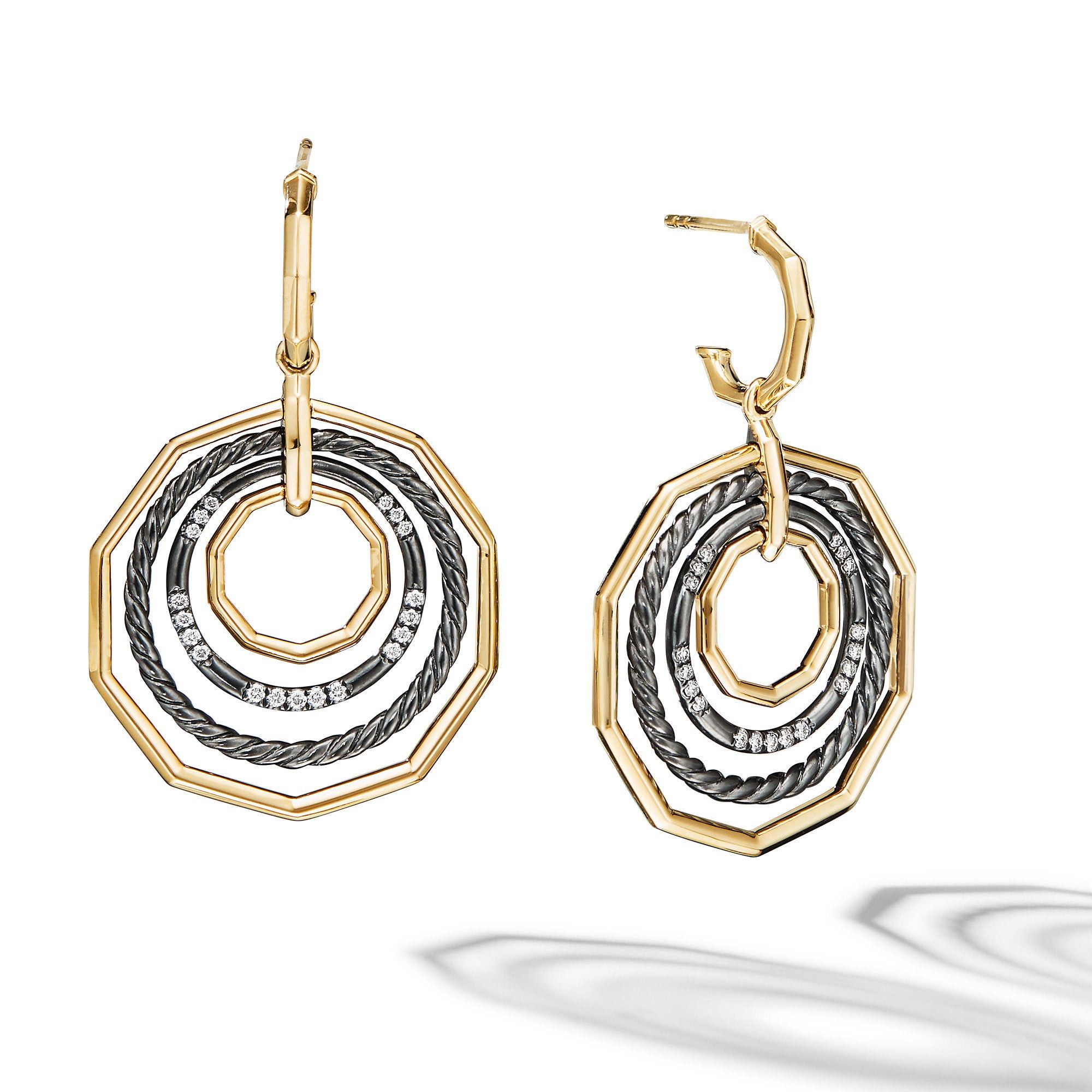 David Yurman o1w1db10525 E16445D Earrings in Silver with Diamond Size ONE SIZE - 1 Preview