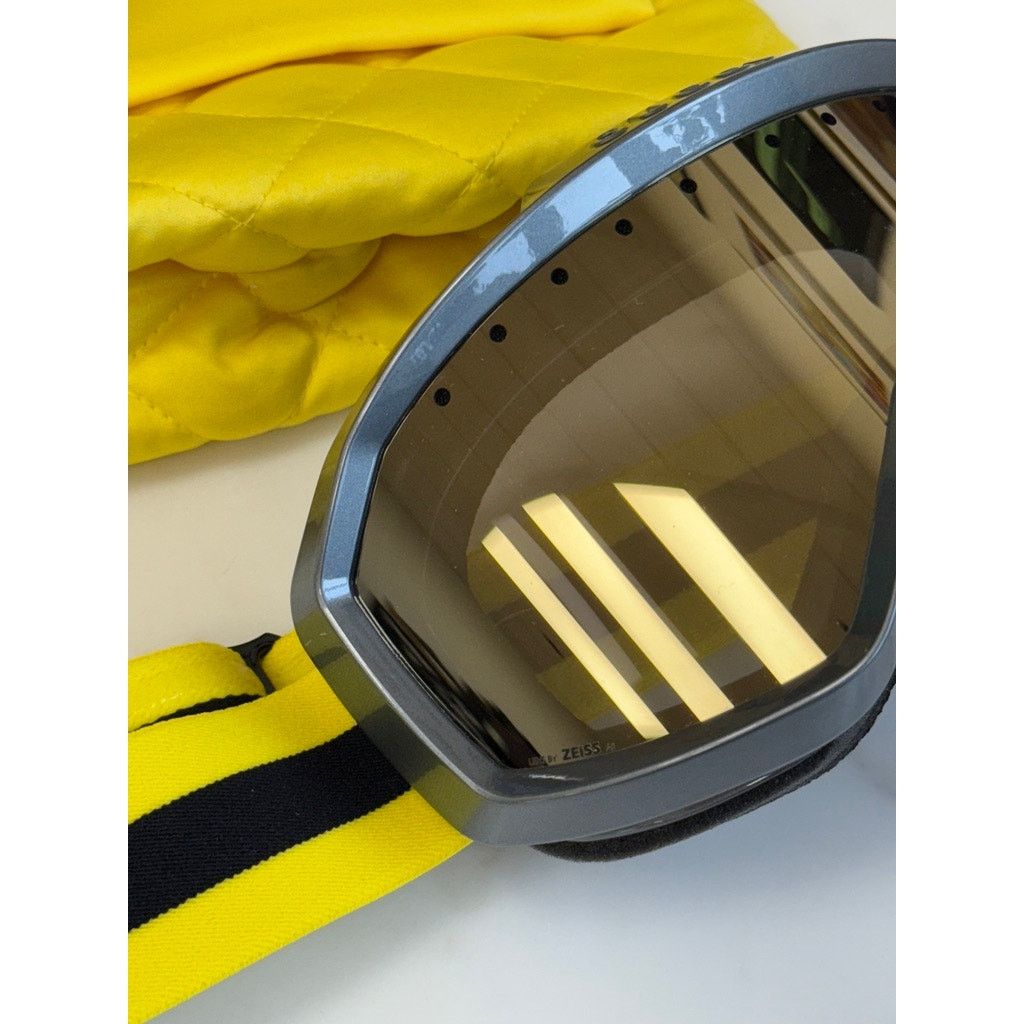 Gucci NEW GUCCI GG1210S Metallic Grey Mirrored Ski Goggles $1100 Size ONE SIZE - 6 Thumbnail