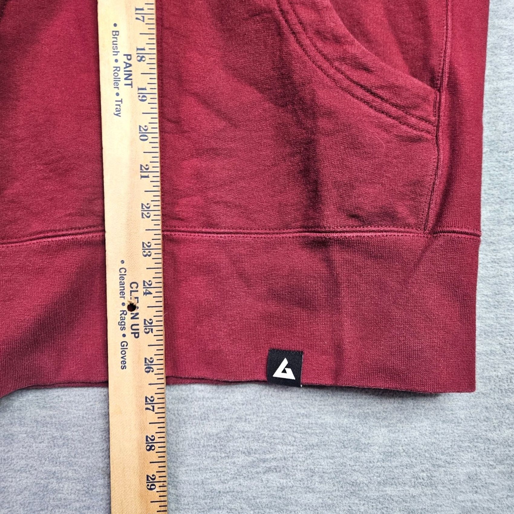 Vintage American Giant Womens Red Zip Hoodie Heavy Weight Size S Full Zip Casual Size S / US 4 / IT 40 - 4 Thumbnail