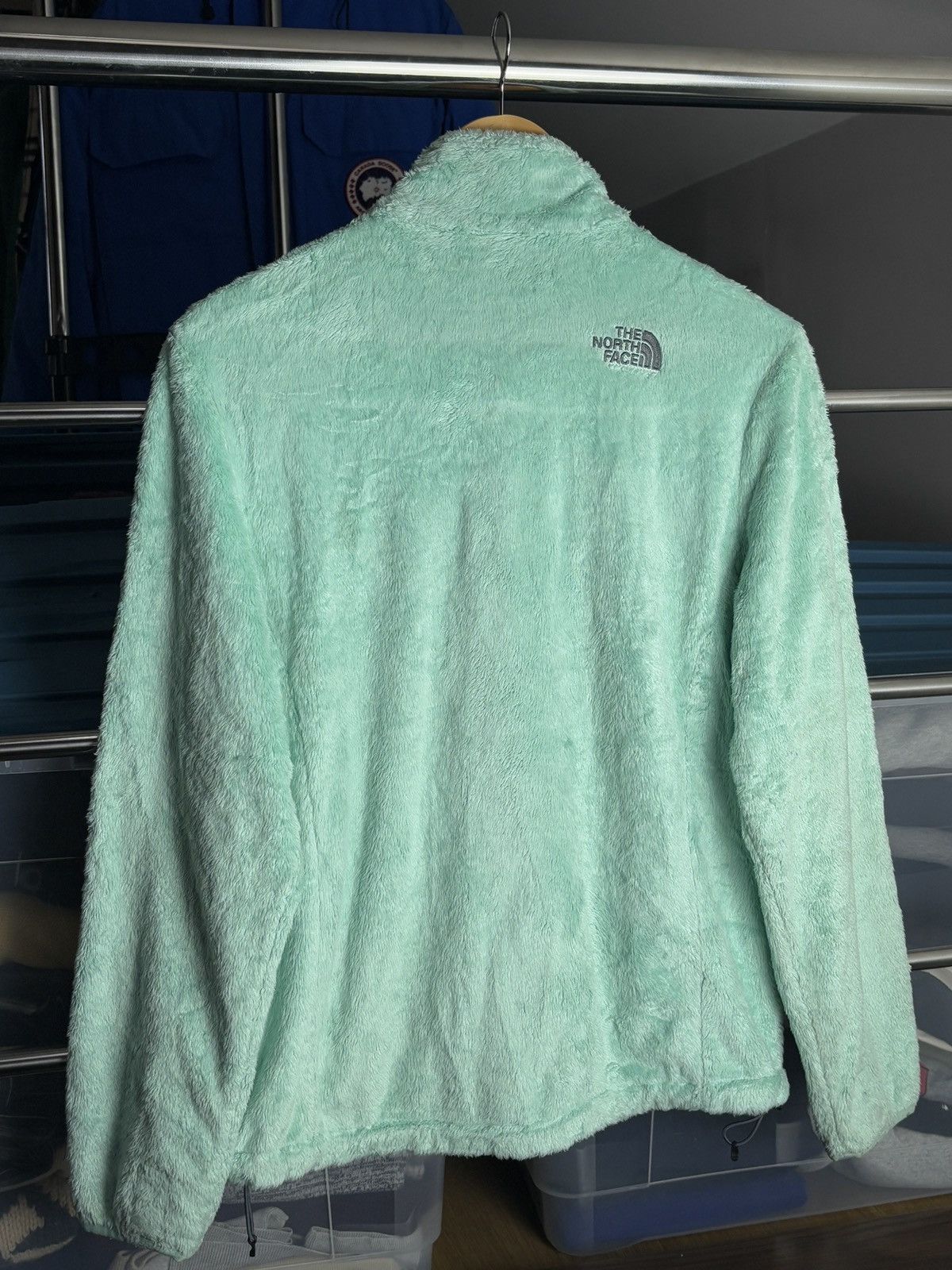 The North Face The North Face Mint Zip Up Fleece Sweatshirt Size L / US 10 / IT 46 - 4 Thumbnail