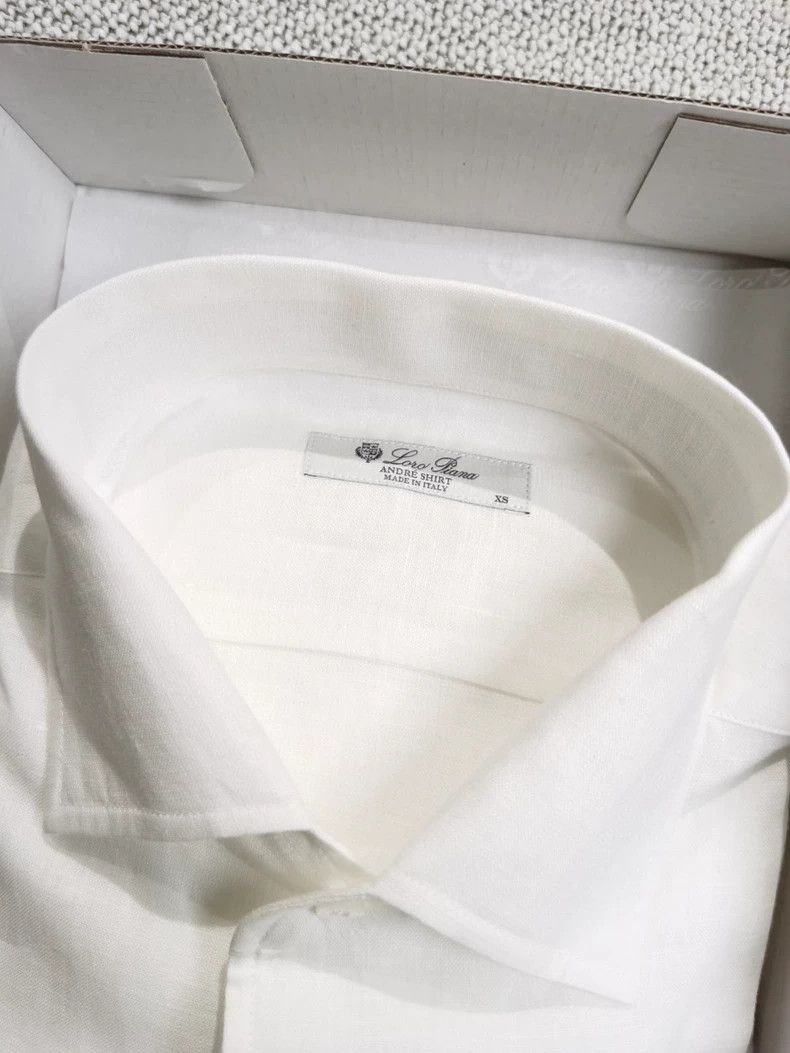 Loro Piana LORO PIANA Men's linen shirt Size US M / EU 48-50 / 2 - 3 Thumbnail
