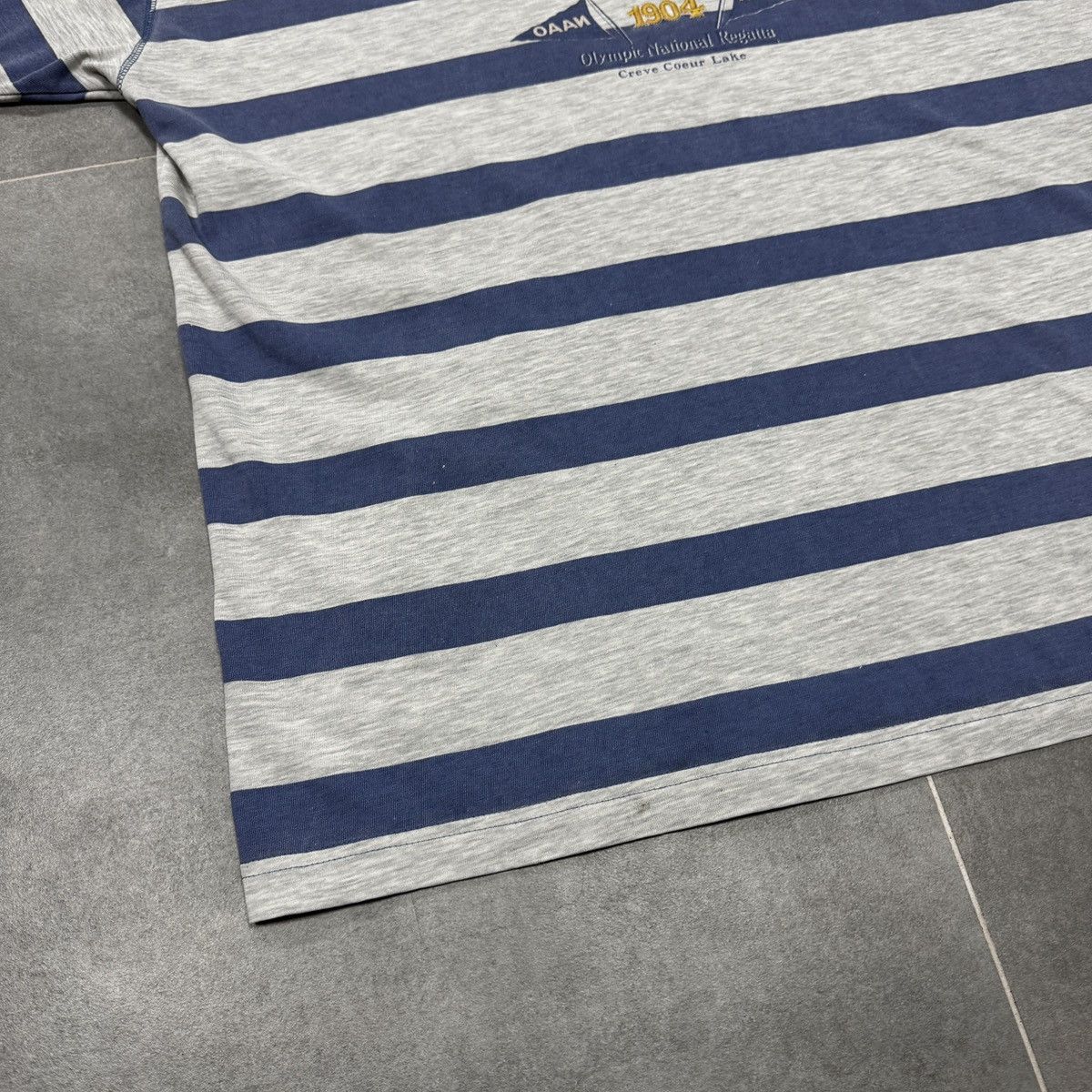 Adidas Vintage Adidas 1904 Saint Louis Olympic Games Striped Shirt Size US L / EU 52-54 / 3 - 6 Thumbnail