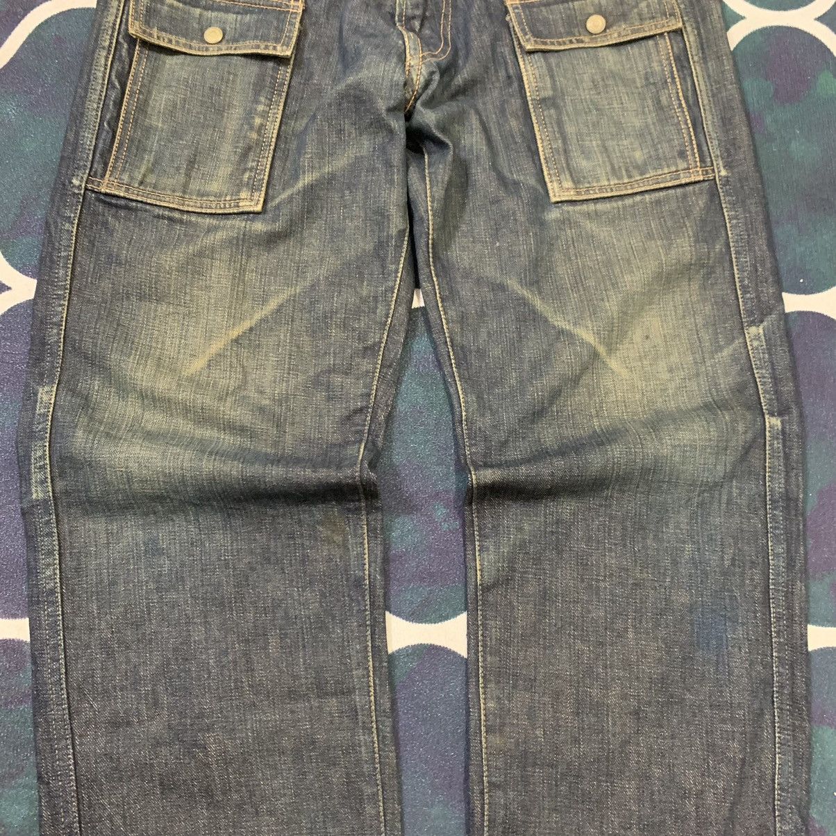 Evisu Vintage Fading Evisu Bush Pants Jeans White Paint Seagull Size US 30 / EU 46 - 20 Thumbnail