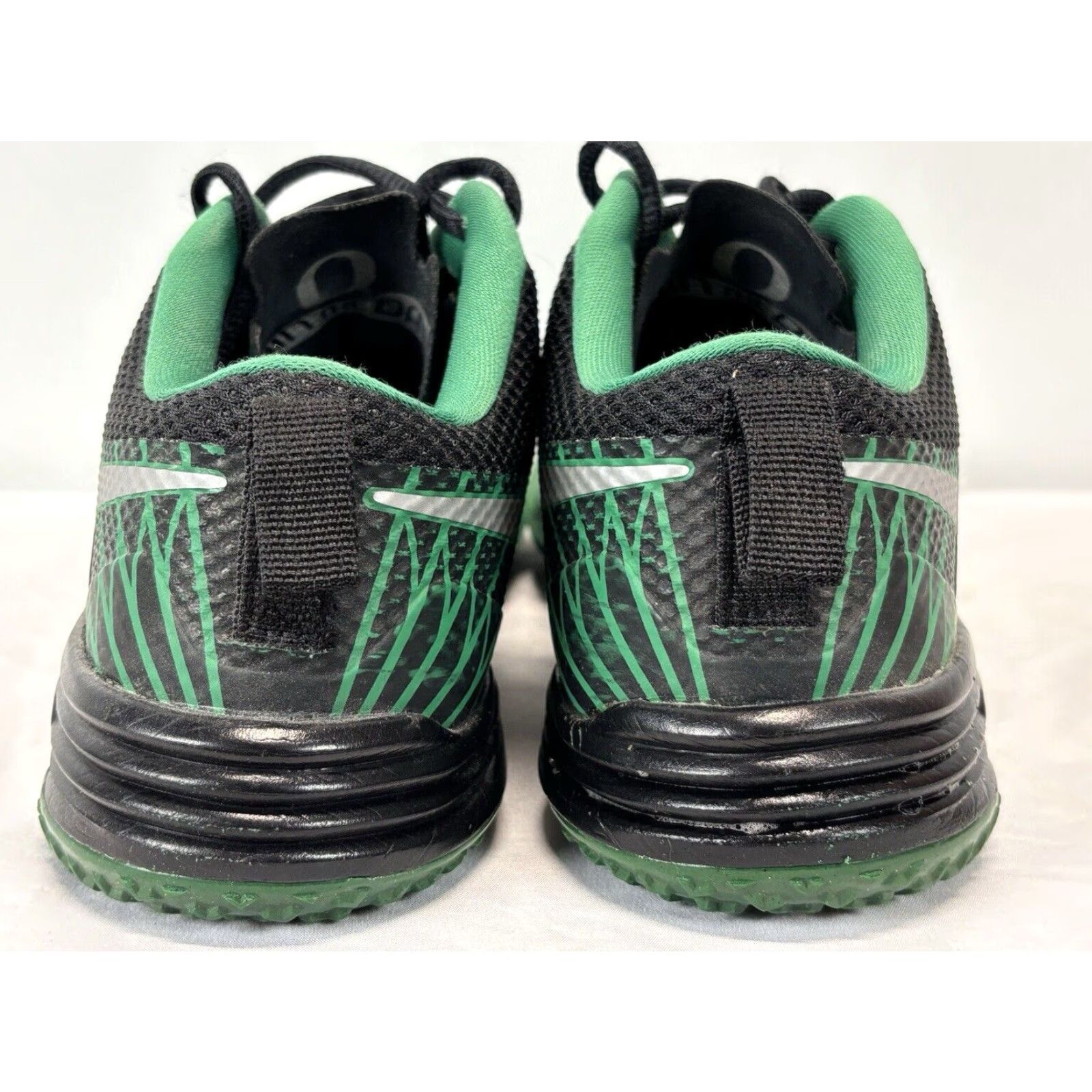 Nike Nike Lunar TR1 NGR Shoes Men 10 Oregon Ducks Green Black Lunarlon Sneakers 654283-037 Mens Athletic Duck 2014 Size US 10 / EU 43 - 4 Thumbnail