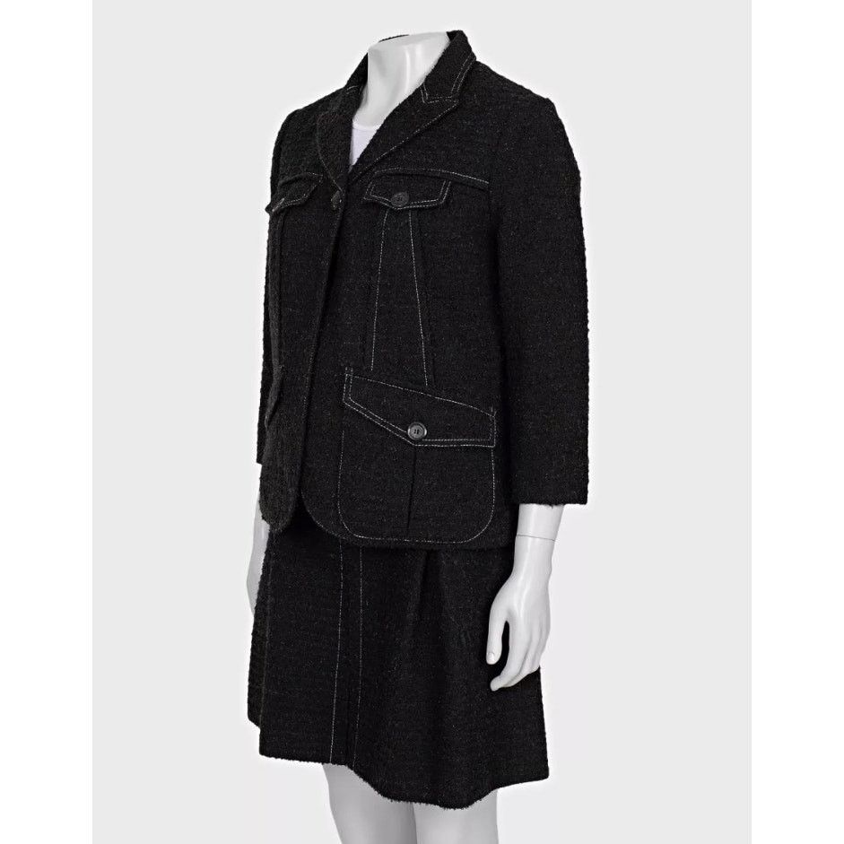 Louis Vuitton Louis Vuitton Brown Tweed Jacket & Skirt Set Sz.38 Size S / US 4 / IT 40 - 2 Thumbnail